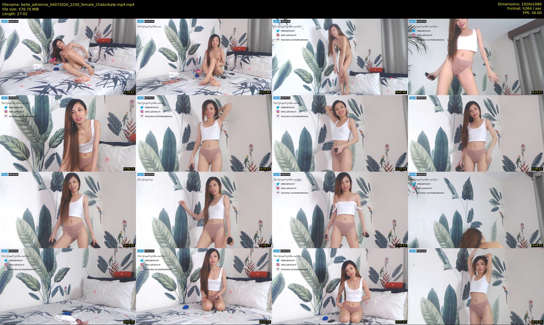 belle_adrienne — 28 minute Chaturbate couple cam show recording, 1080p, Jul 4, 2020