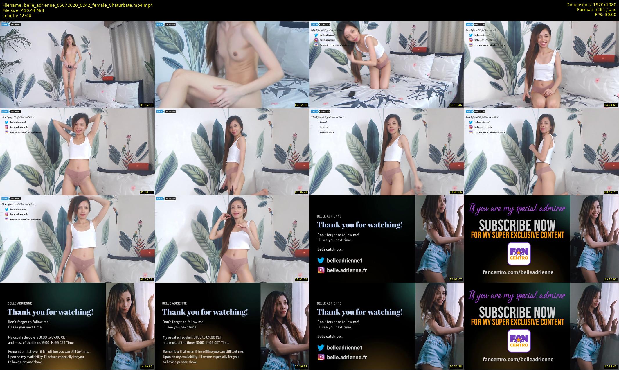 belle_adrienne — 19 minute Chaturbate couple cam show recording, 1080p, Jul 5, 2020