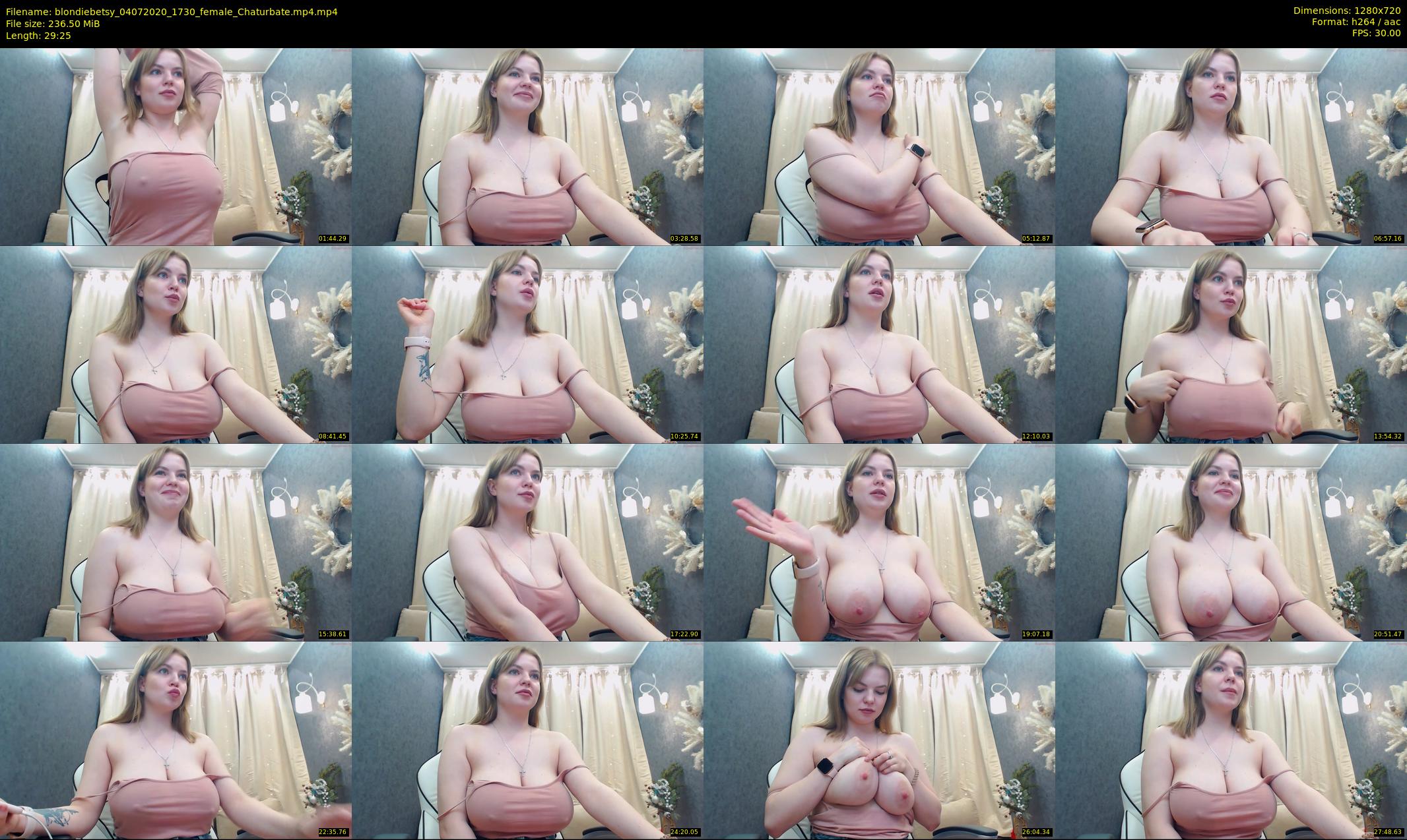 blondiebetsy — 30 minute Chaturbate female cam show recording, 720p, Jul 4, 2020