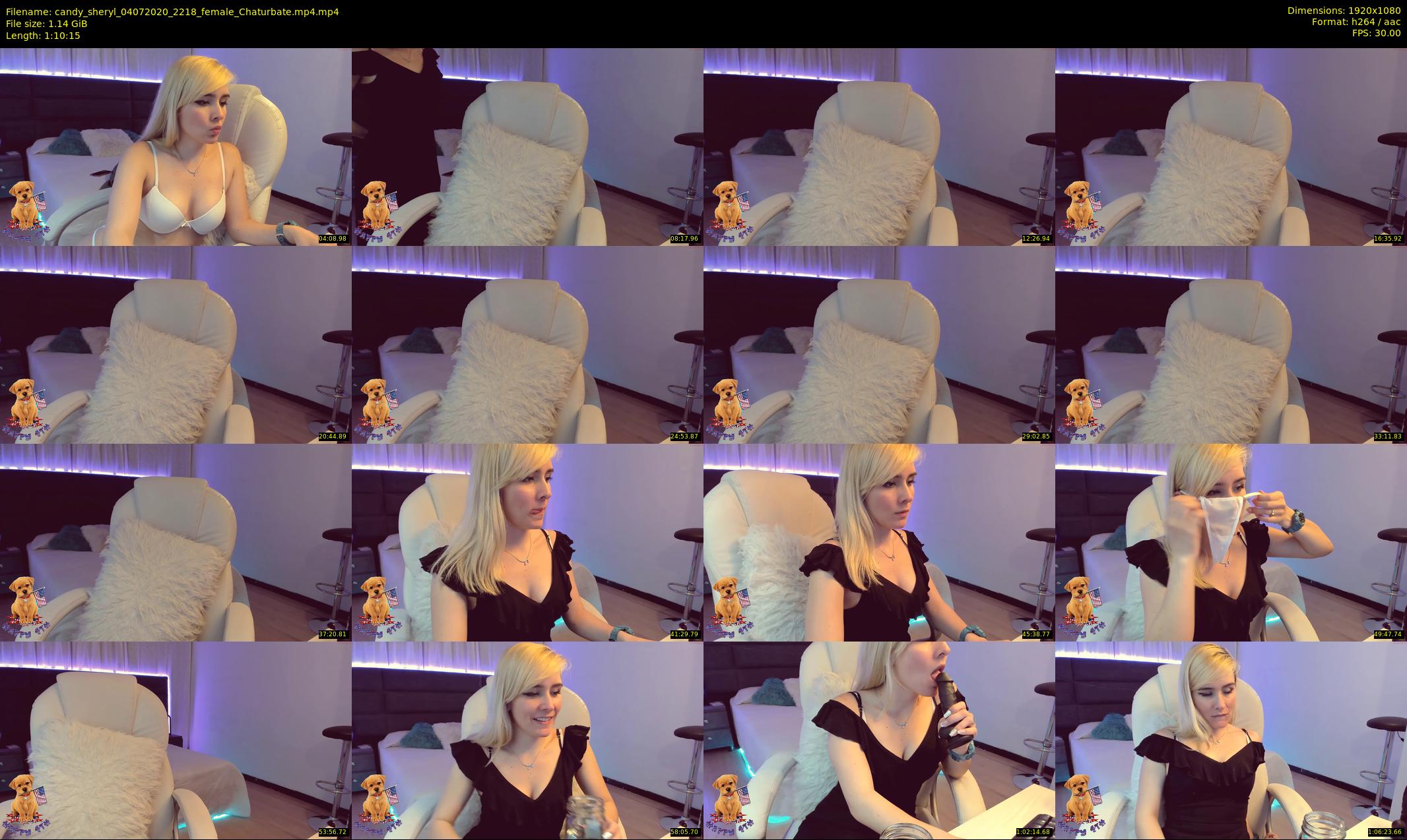 candy_sheryl — 71 minute Chaturbate female cam show recording, 1080p, Jul 4, 2020