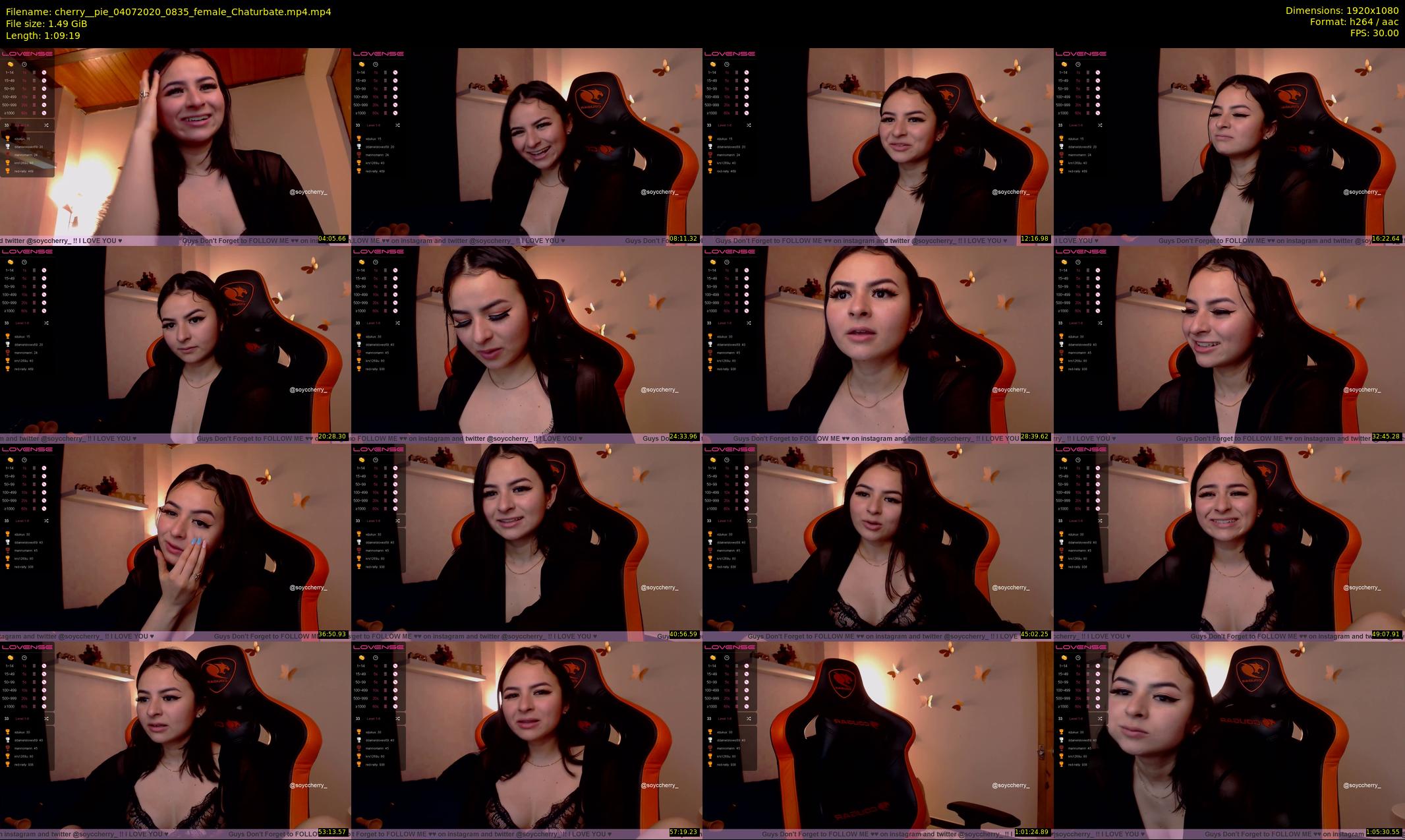 cherry__pie — 70 minute Chaturbate female cam show recording, 1080p, Jul 4, 2020