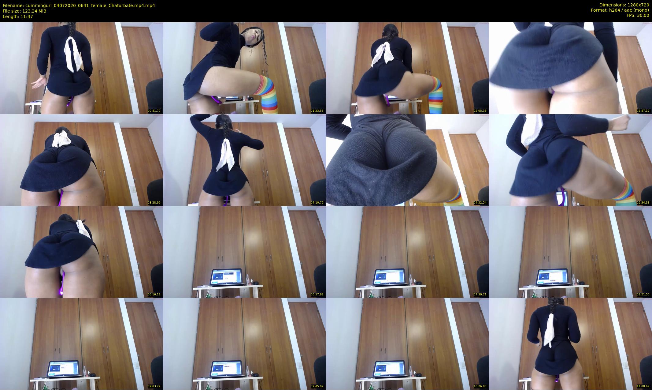 cummingurl — 12 minute Chaturbate couple cam show recording, 720p, Jul 4, 2020