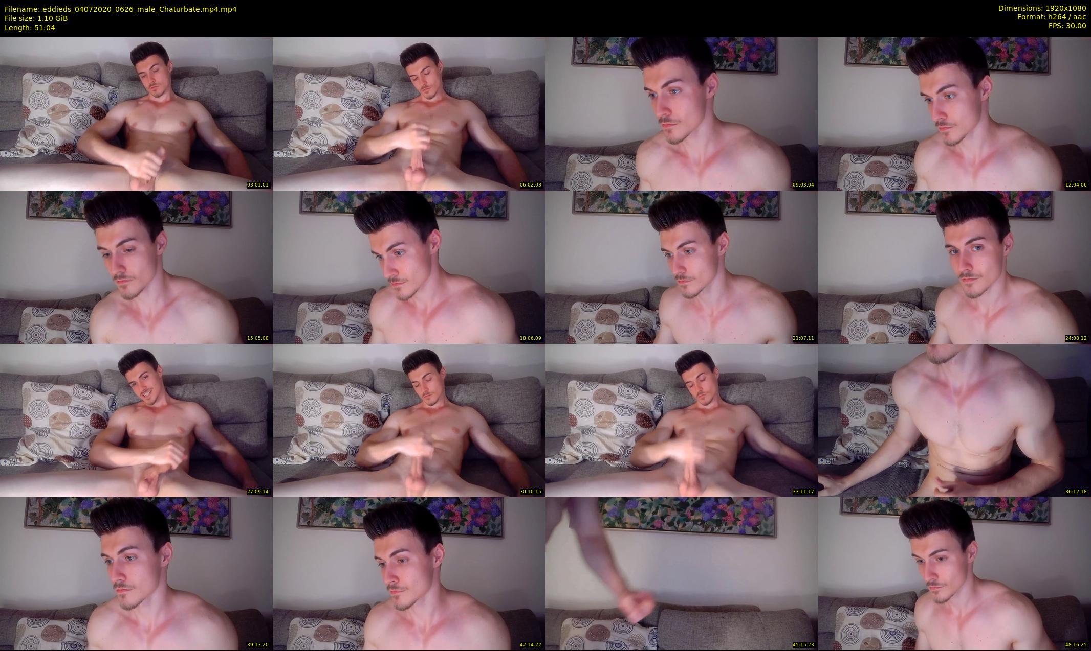 eddieds — 52 minute Chaturbate male cam show recording, 1080p, Jul 4, 2020
