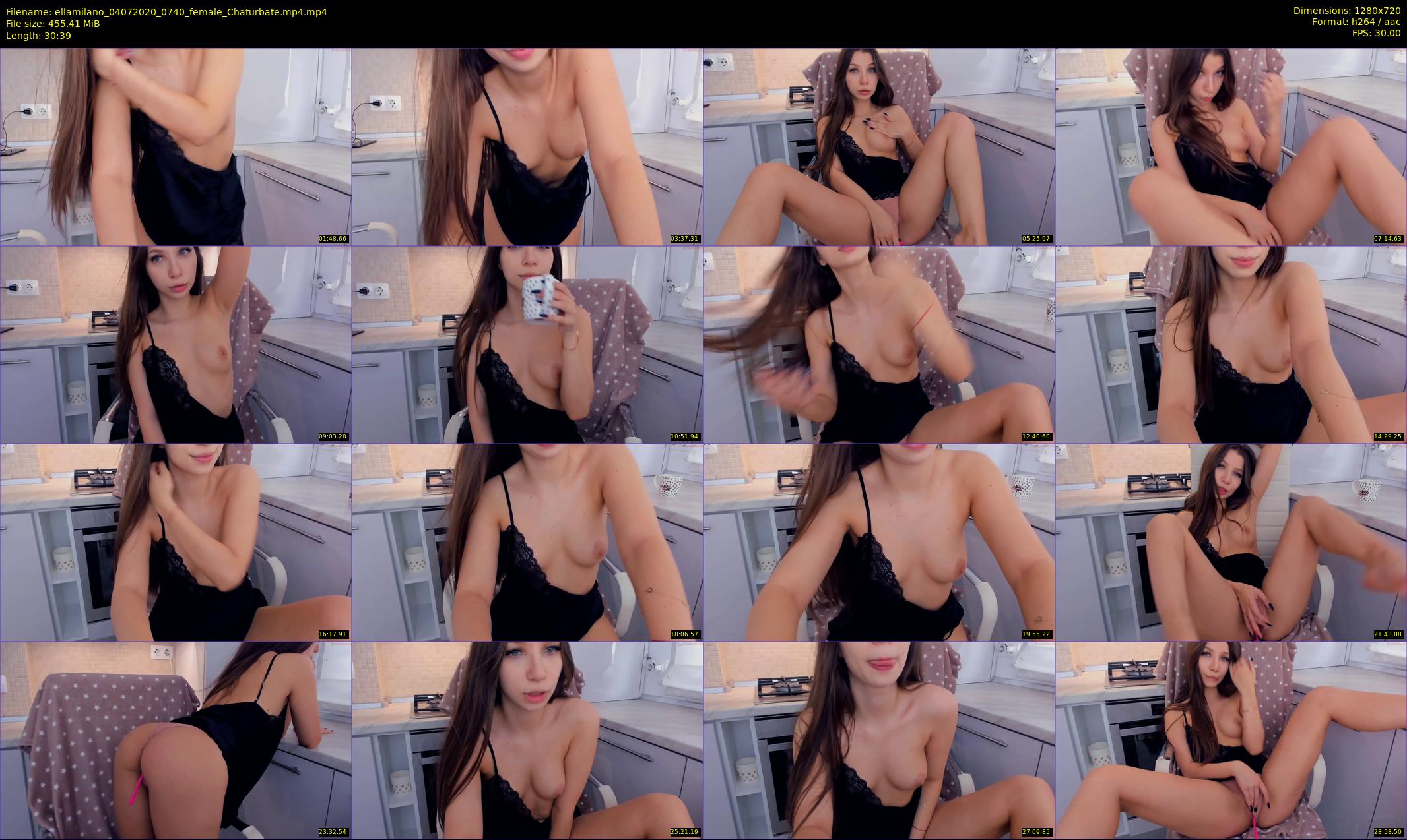 ellamilano — 31 minute Chaturbate female cam show recording, 720p, Jul 4, 2020