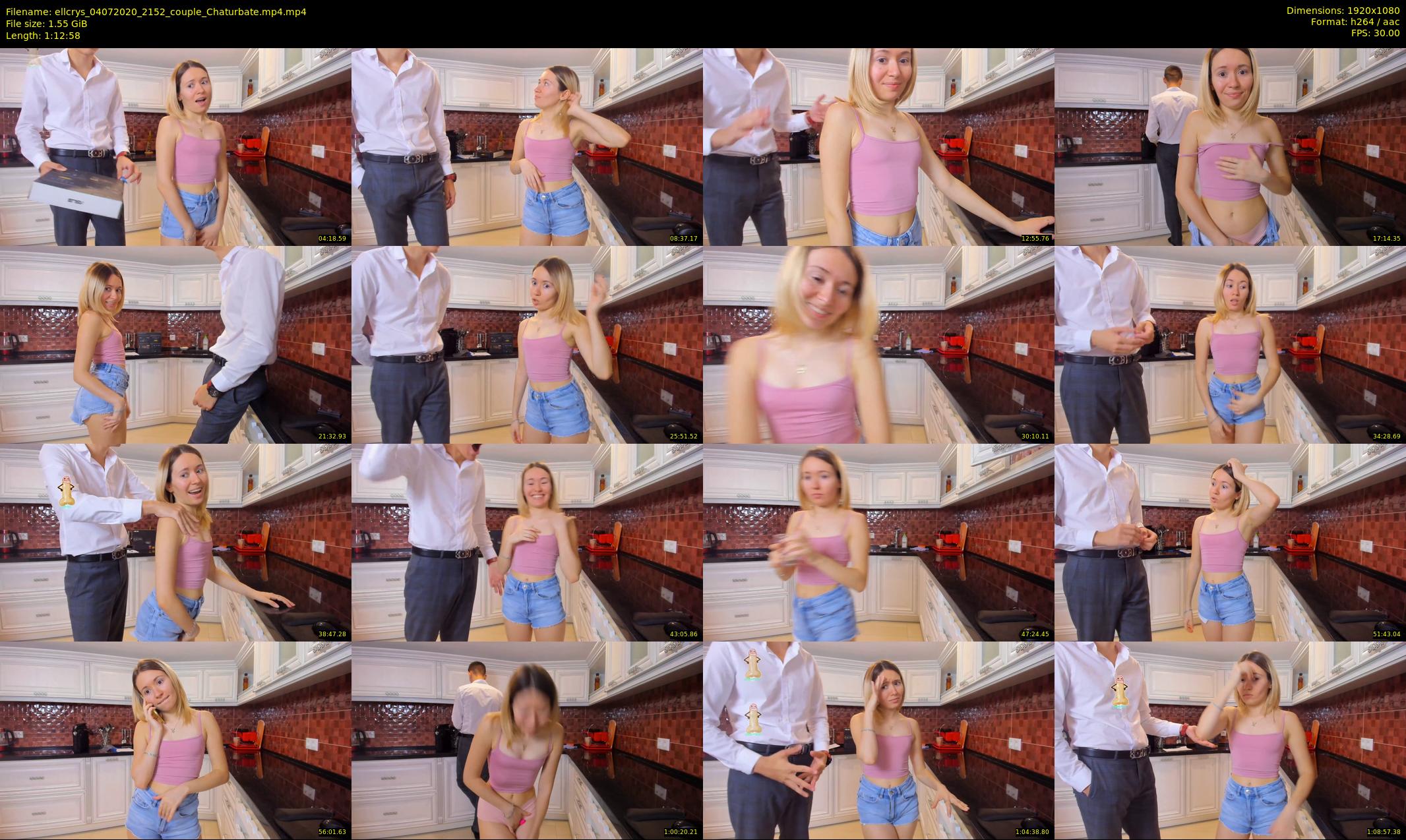 ellcrys — 73 minute Chaturbate couple cam show recording, 1080p, Jul 4, 2020