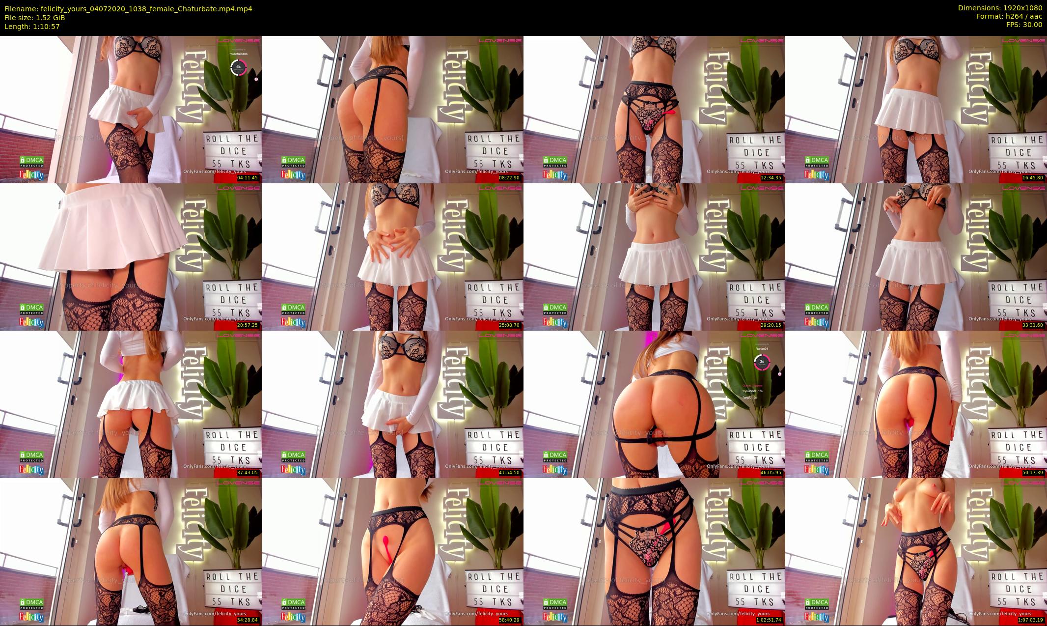 felicity_yours — 71 minute Chaturbate female cam show recording, 1080p, Jul 4, 2020