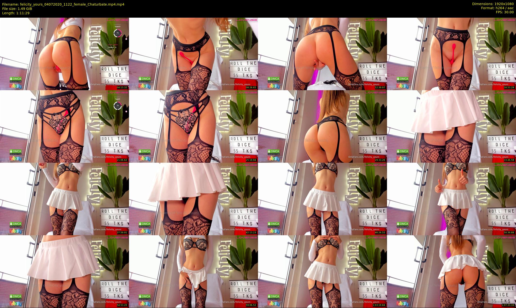 felicity_yours — 72 minute Chaturbate female cam show recording, 1080p, Jul 4, 2020