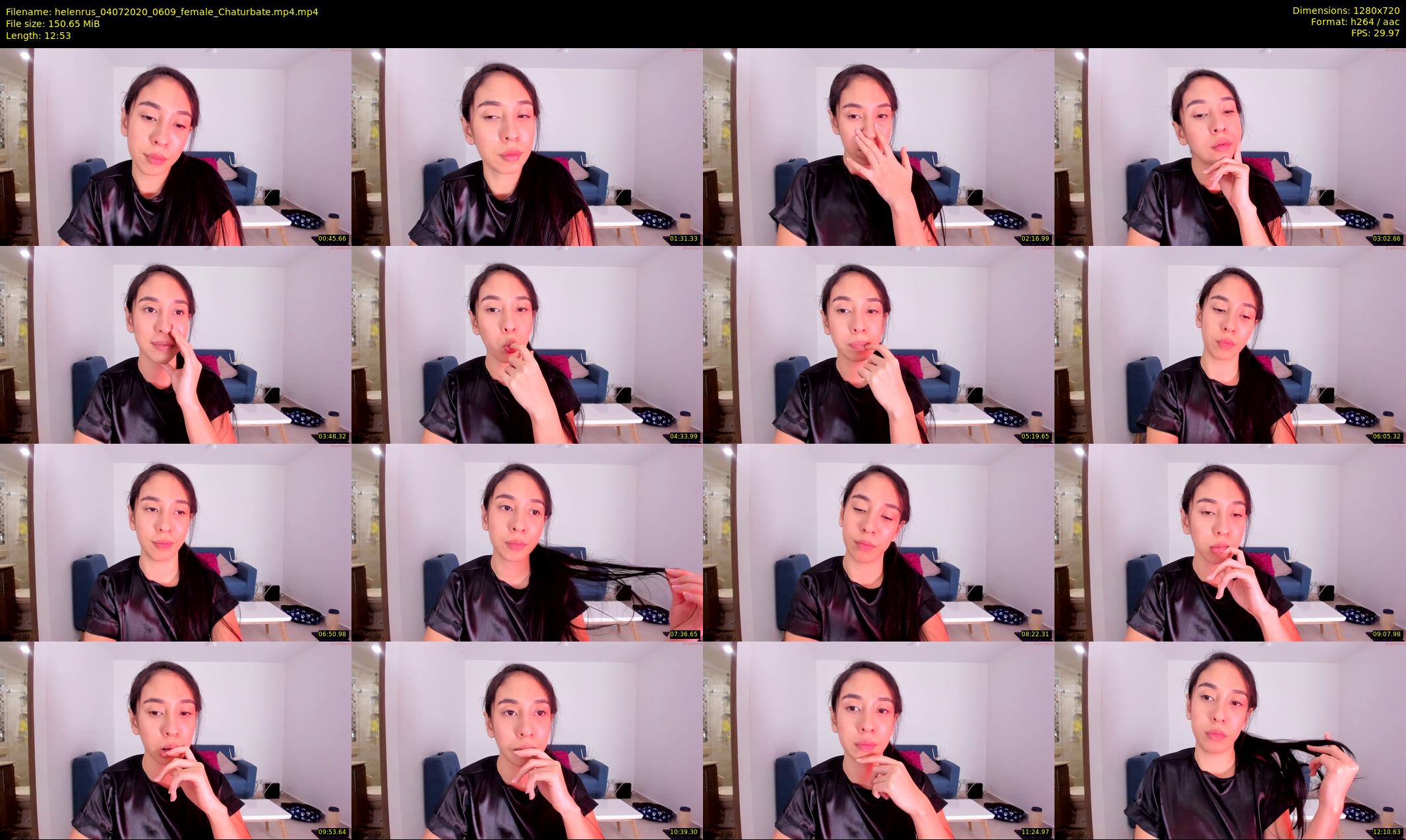 helenrus — 13 minute Chaturbate female cam show recording, 720p, Jul 4, 2020