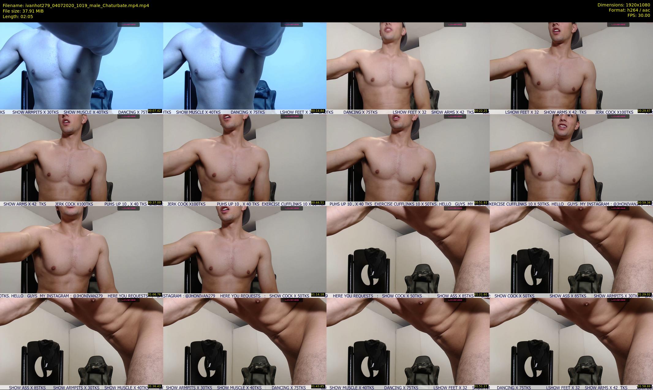 ivanhot279 — 3 minute Chaturbate male cam show recording, 1080p, Jul 4, 2020