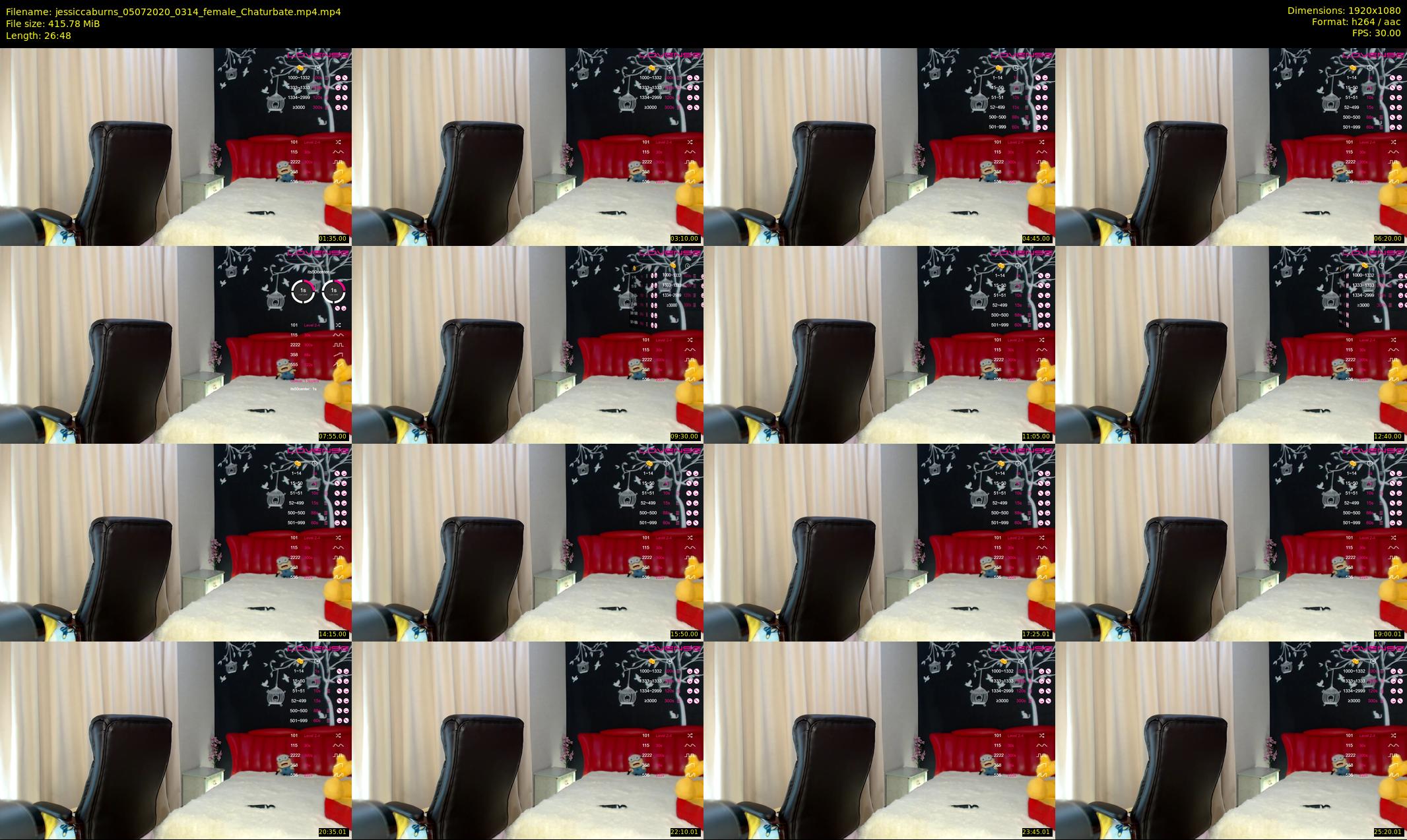 jessiccaburns — 27 minute Chaturbate female cam show recording, 1080p, Jul 5, 2020