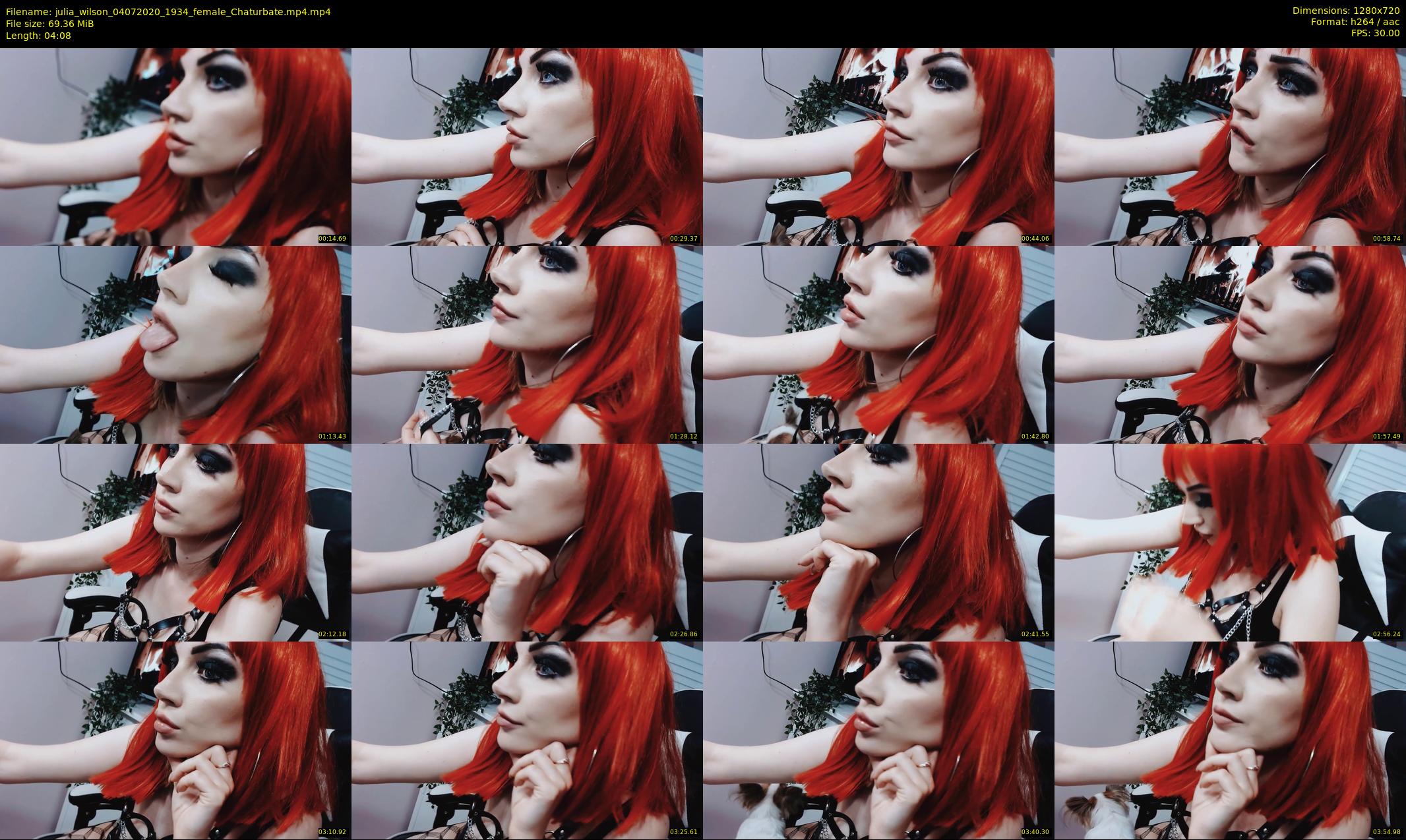 julia_wilson — 5 minute Chaturbate female cam show recording, 720p, Jul 4, 2020