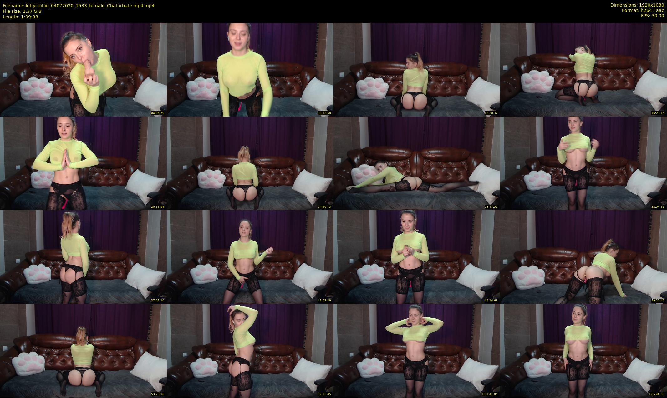kittycaitlin — 70 minute Chaturbate female cam show recording, 1080p, Jul 4, 2020