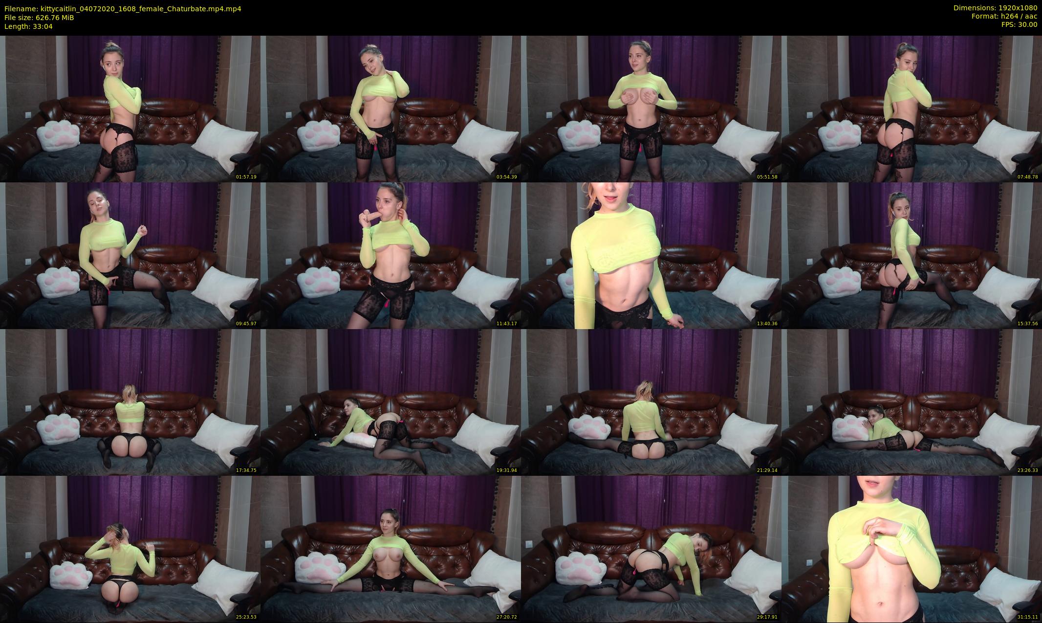 kittycaitlin — 34 minute Chaturbate female cam show recording, 1080p, Jul 4, 2020