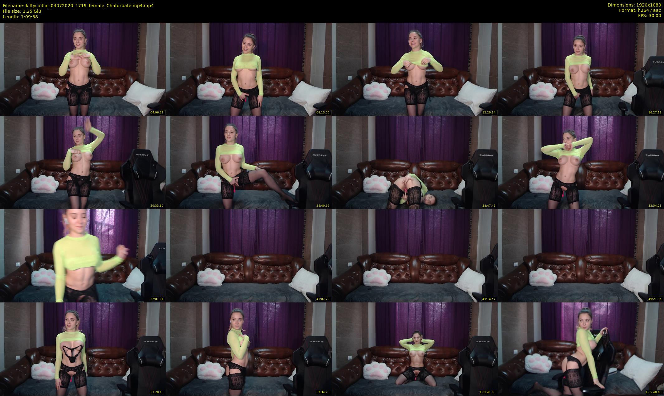 kittycaitlin — 70 minute Chaturbate female cam show recording, 1080p, Jul 4, 2020