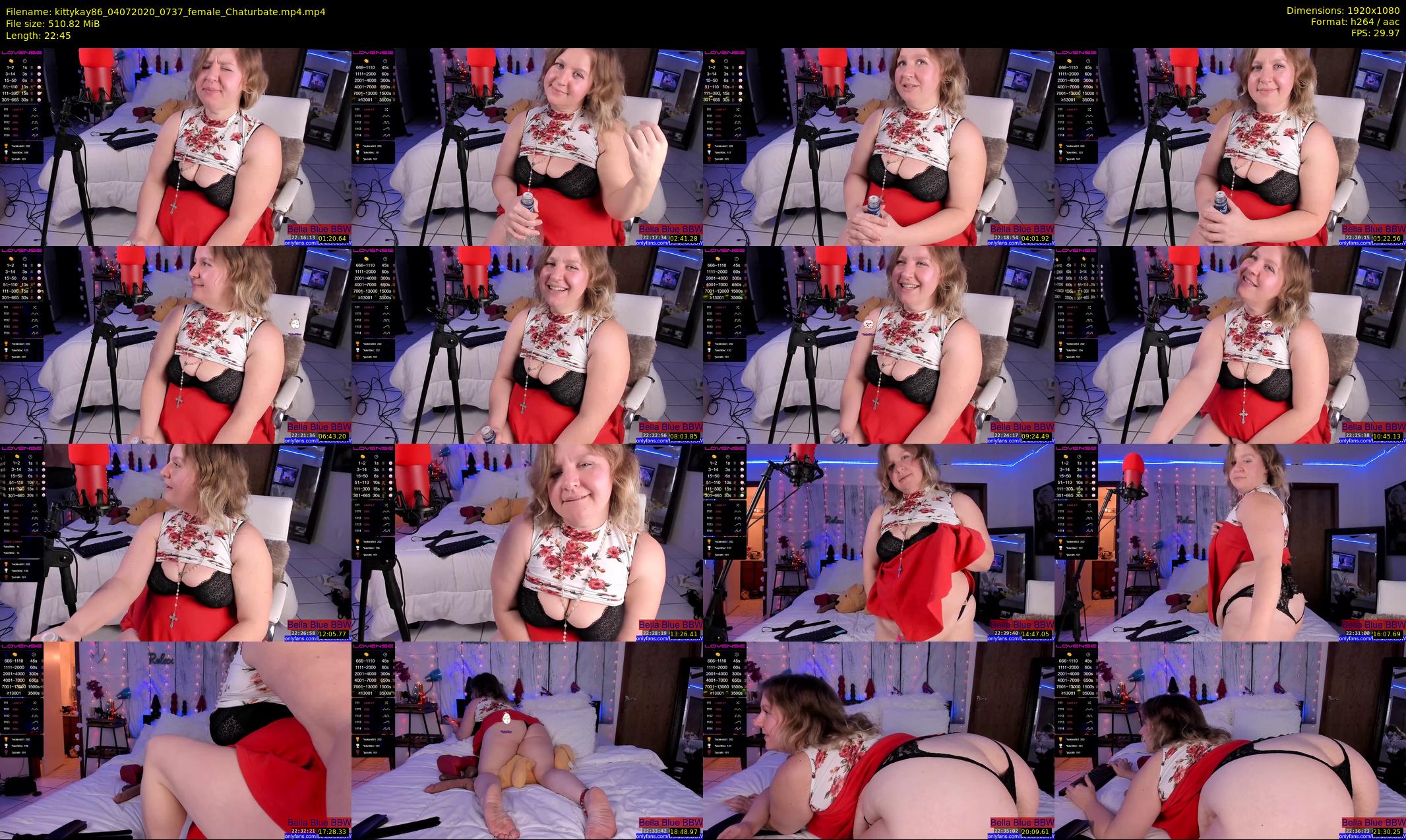 kittykay86 — 23 minute Chaturbate female cam show recording, 1080p, Jul 4, 2020