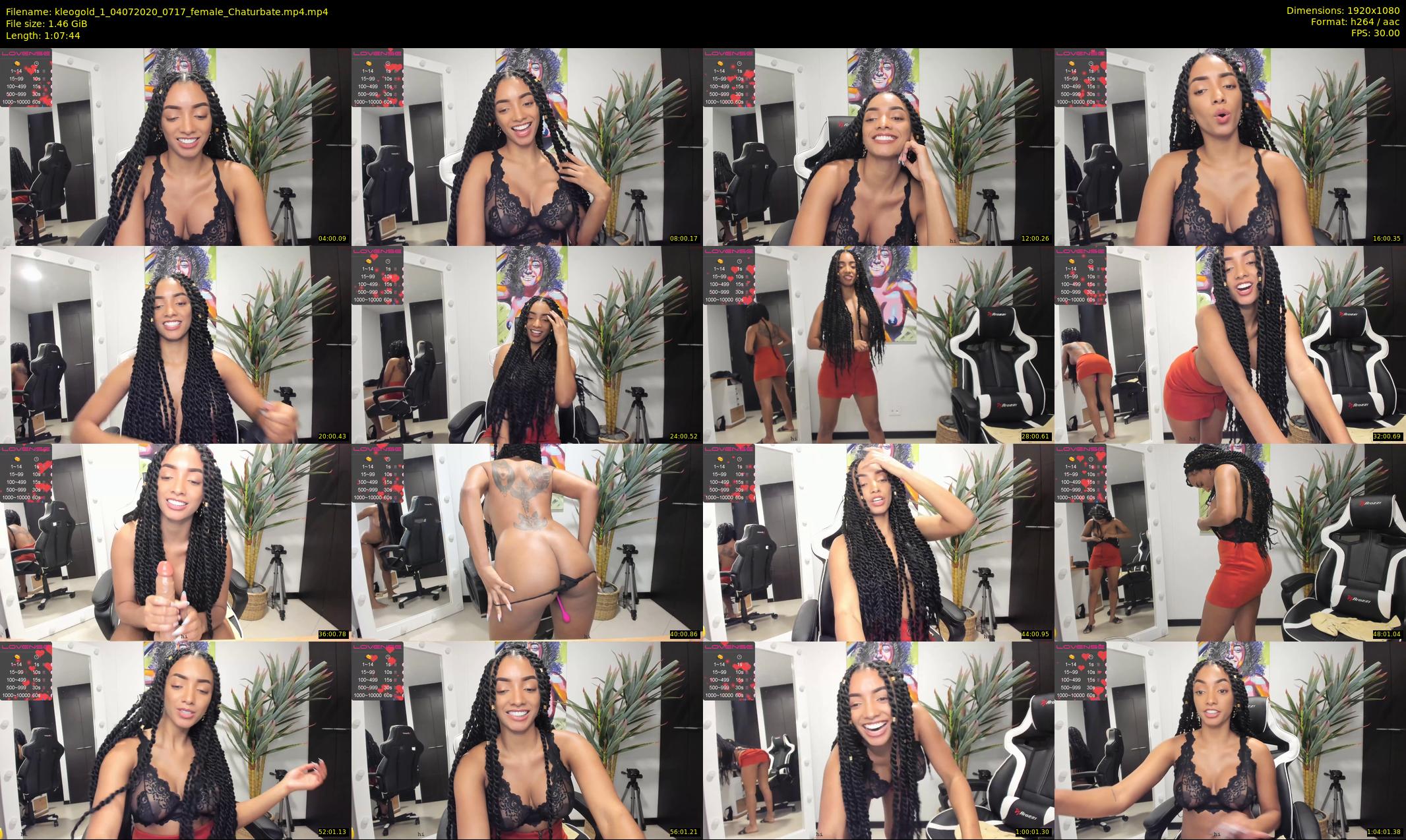 kleogold_1 — 68 minute Chaturbate female cam show recording, 1080p, Jul 4, 2020