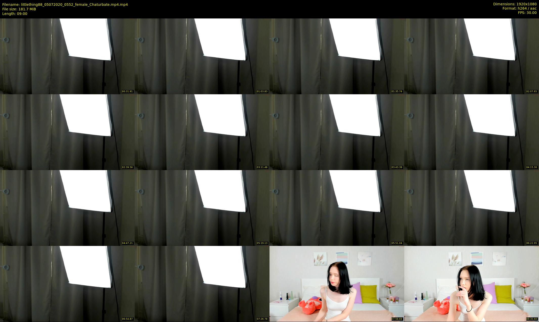 littlething88 — 9 minute Chaturbate female cam show recording, 1080p, Jul 5, 2020