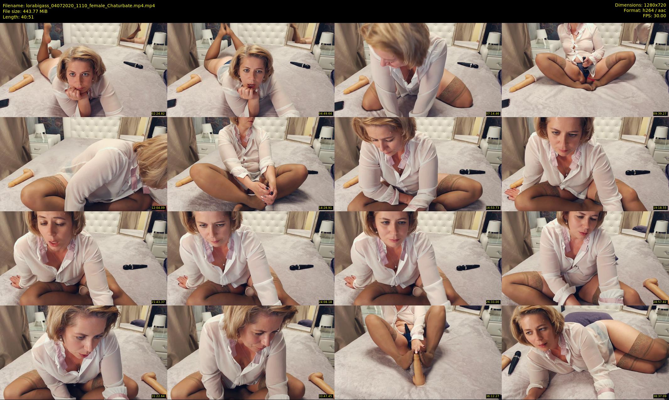 lorabigass — 41 minute Chaturbate female cam show recording, 720p, Jul 4, 2020