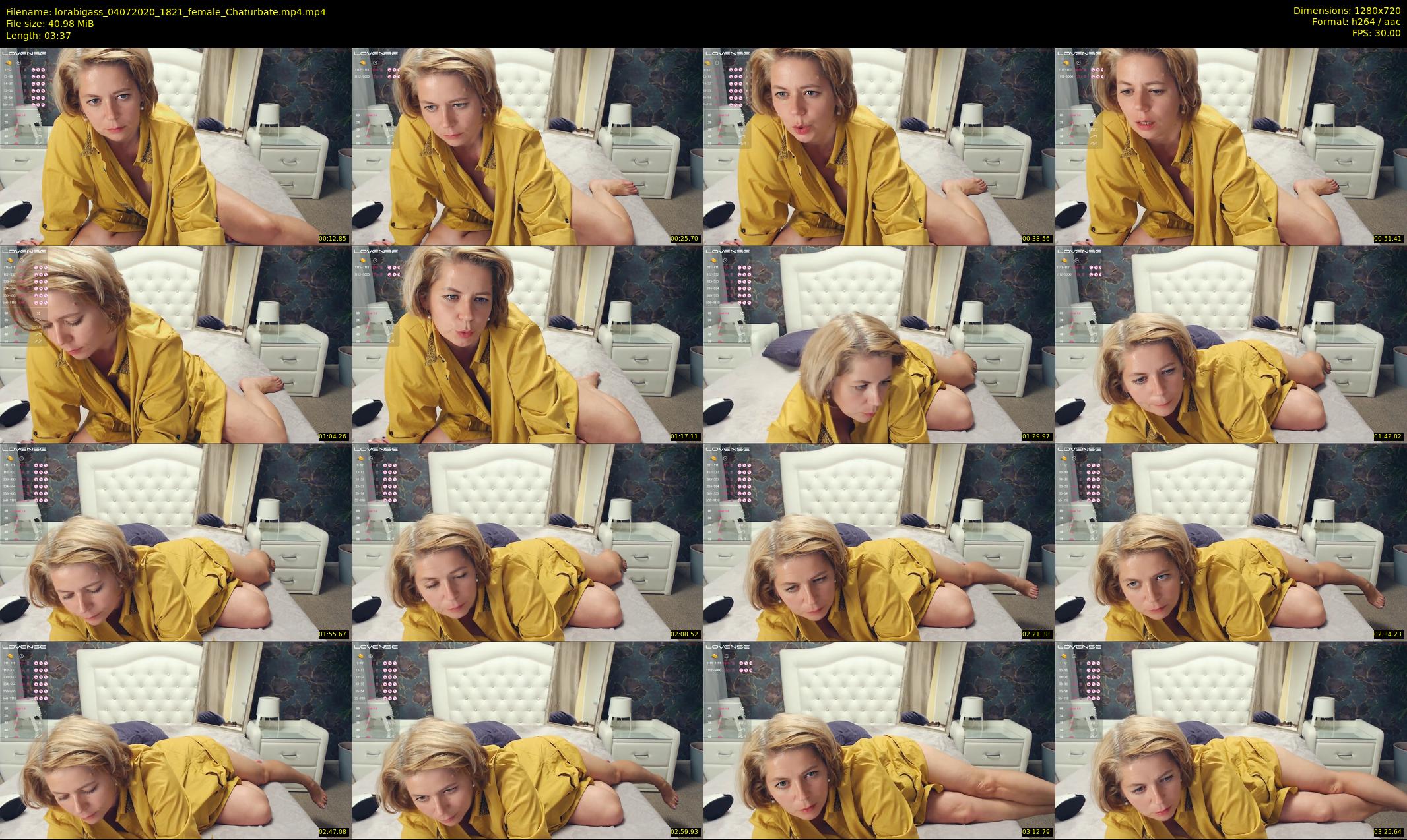 lorabigass — 4 minute Chaturbate female cam show recording, 720p, Jul 4, 2020