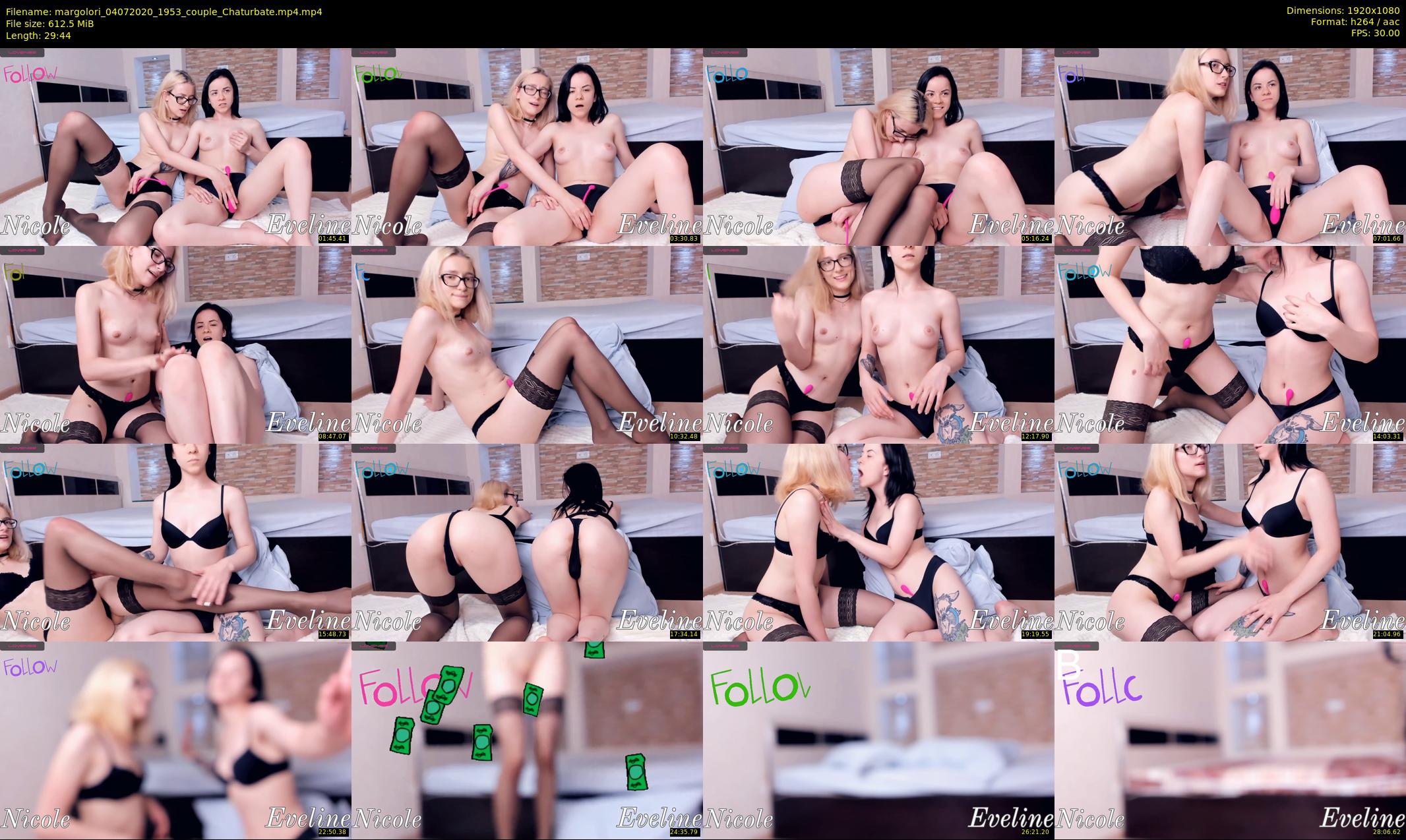 margolori — 30 minute Chaturbate couple cam show recording, 1080p, Jul 4, 2020