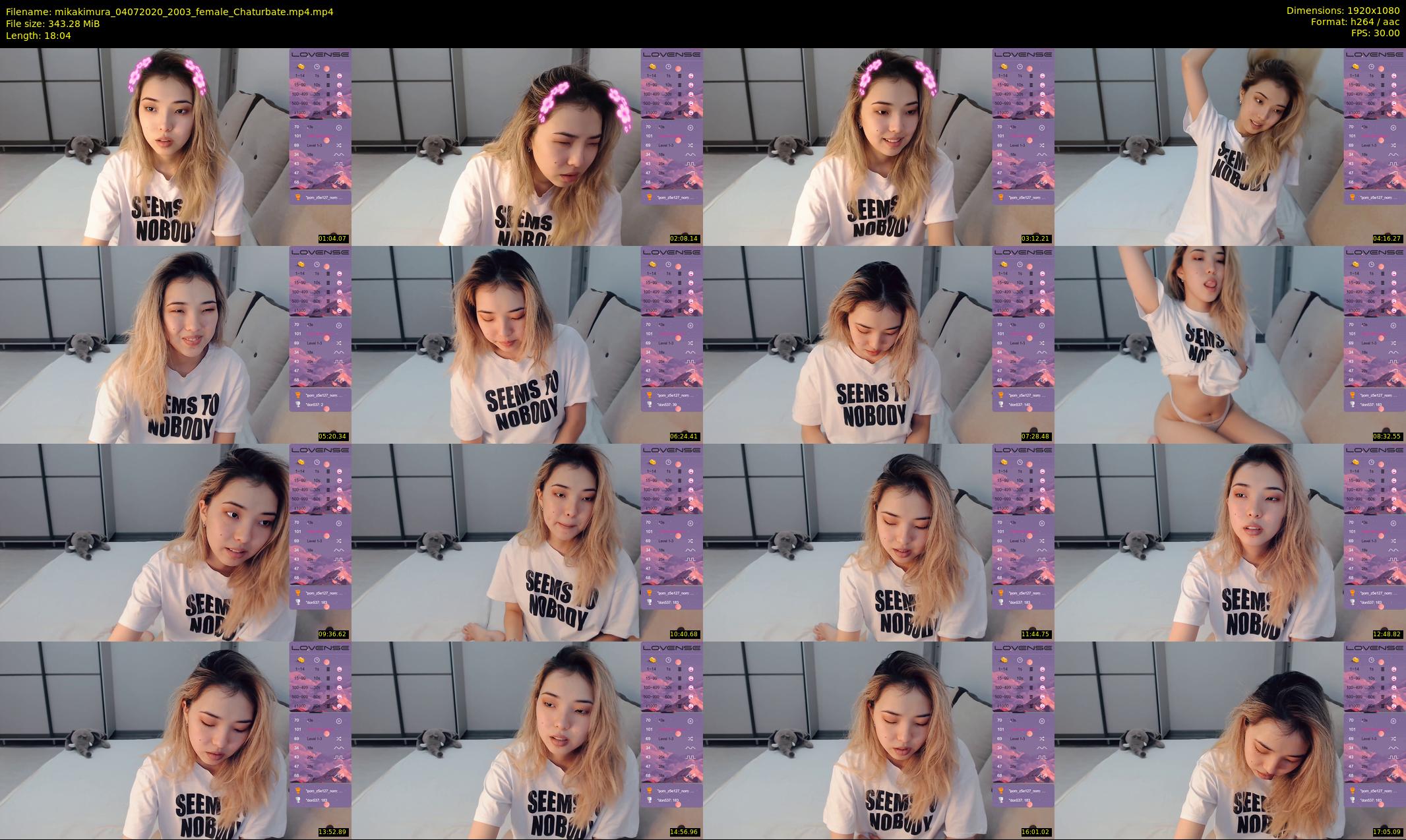 mikakimura — 19 minute Chaturbate female cam show recording, 1080p, Jul 4, 2020