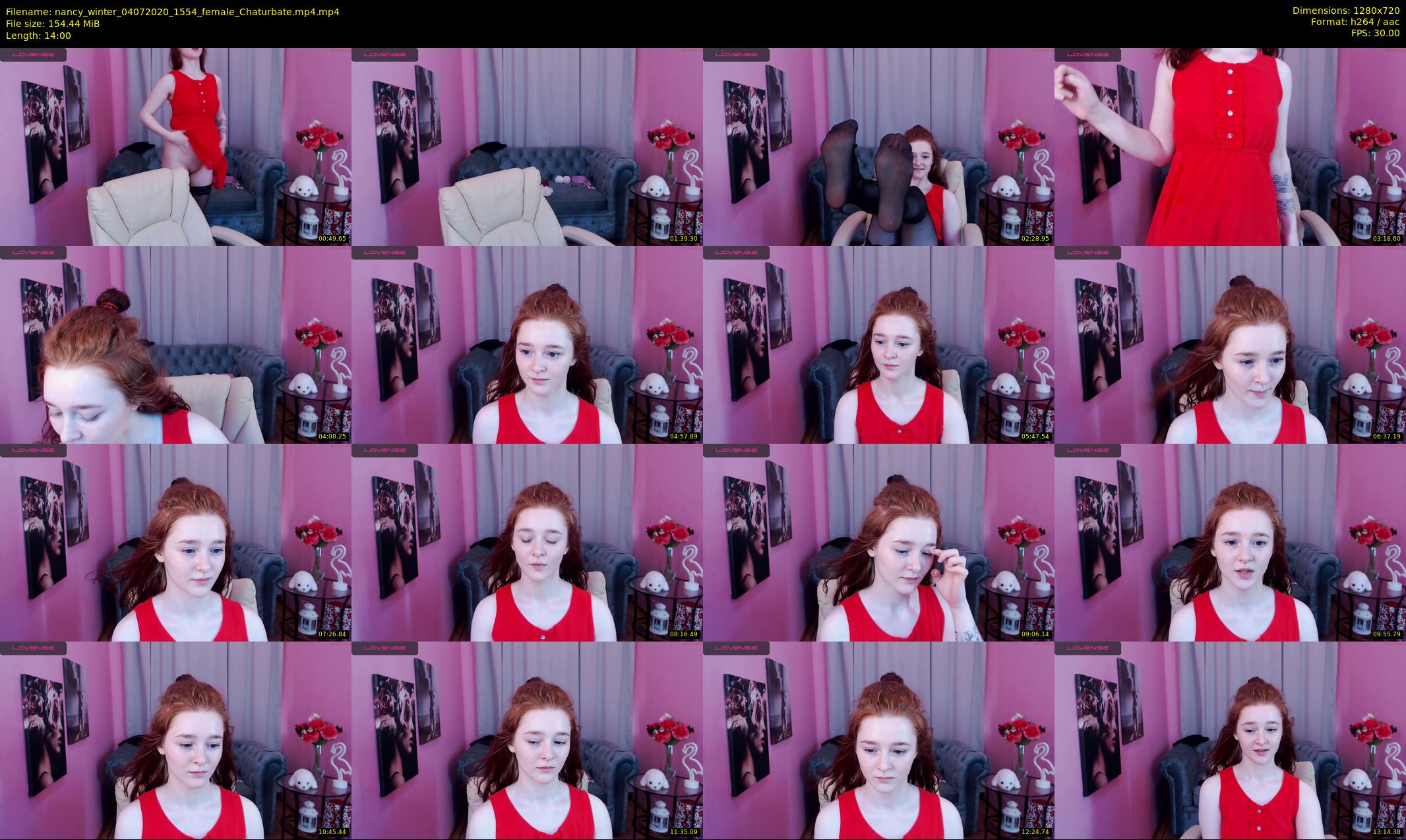 nancy_winter — 14 minute Chaturbate female cam show recording, 720p, Jul 4, 2020