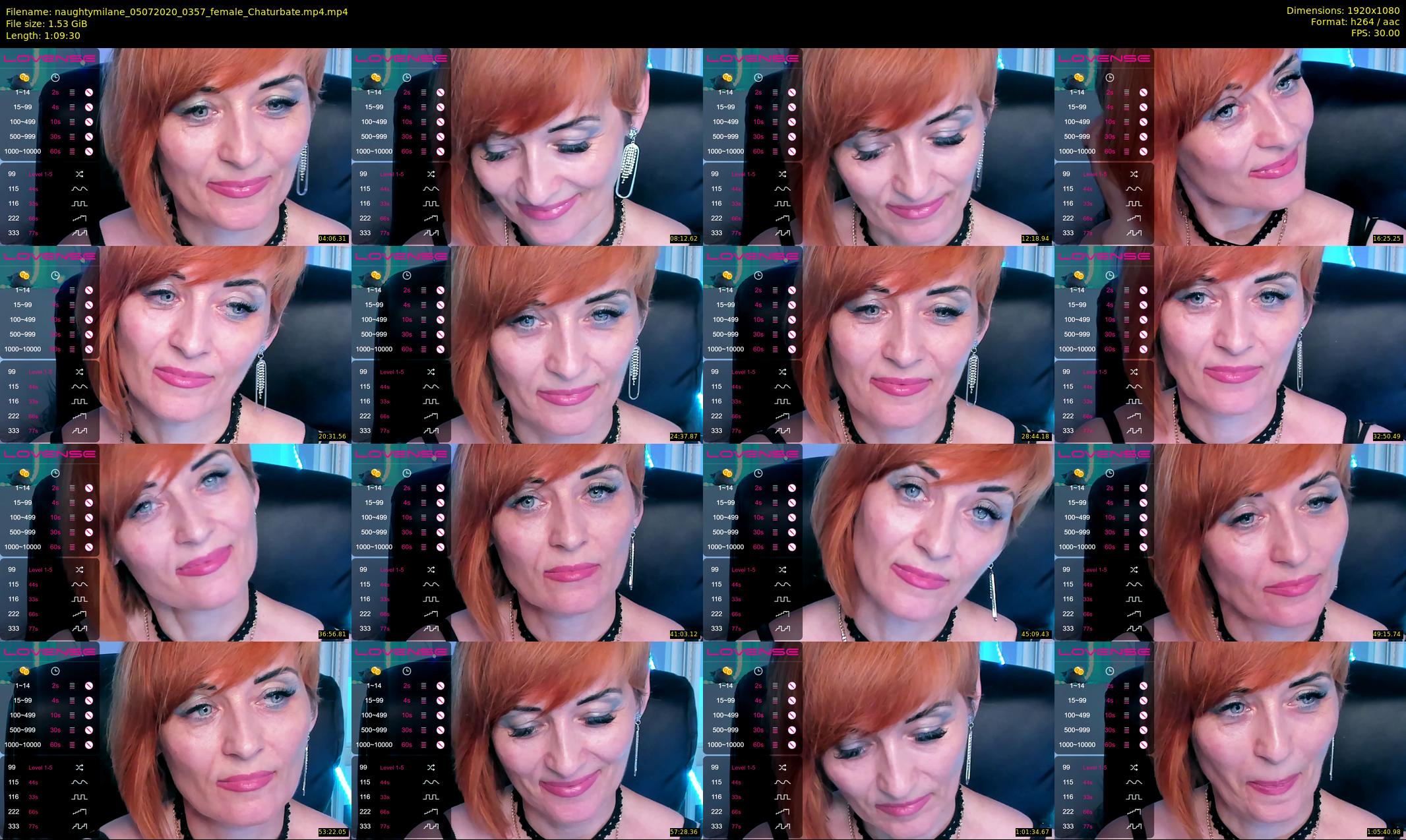 naughtymilane — 70 minute Chaturbate female cam show recording, 1080p, Jul 5, 2020