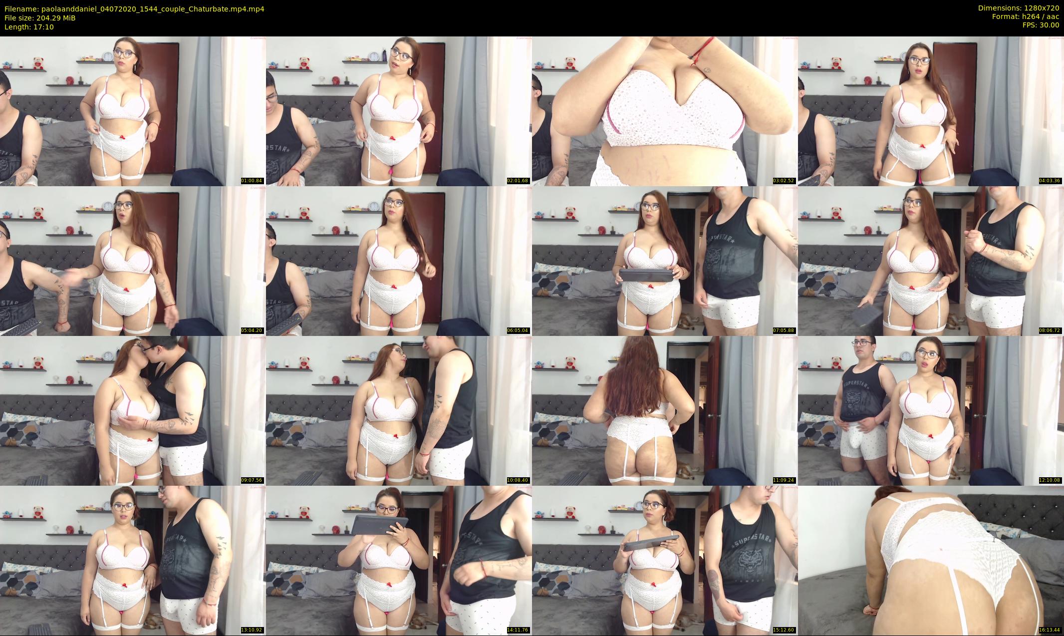 paolaanddaniel — 18 minute Chaturbate couple cam show recording, 720p, Jul 4, 2020