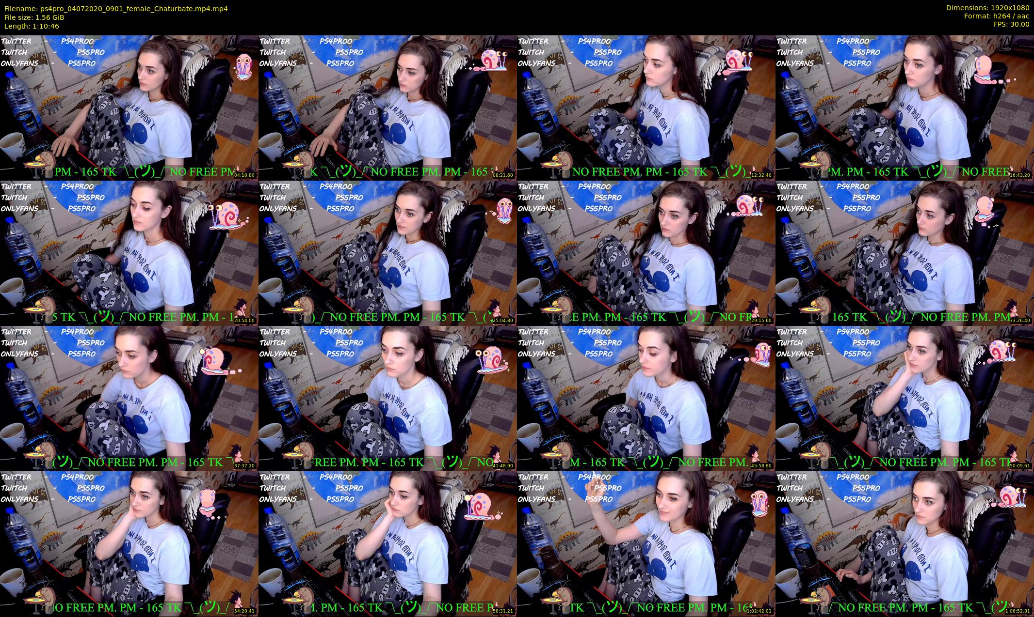 ps4pro — 71 minute Chaturbate female cam show recording, 1080p, Jul 4, 2020