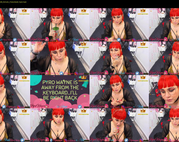 pyrowayne — 56 minute Chaturbate female cam show recording, 720p, Jul 5, 2020