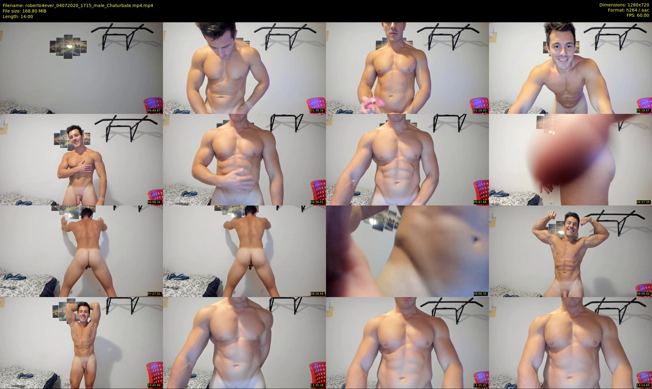 roberto4ever — 14 minute Chaturbate male cam show recording, 720p, Jul 4, 2020