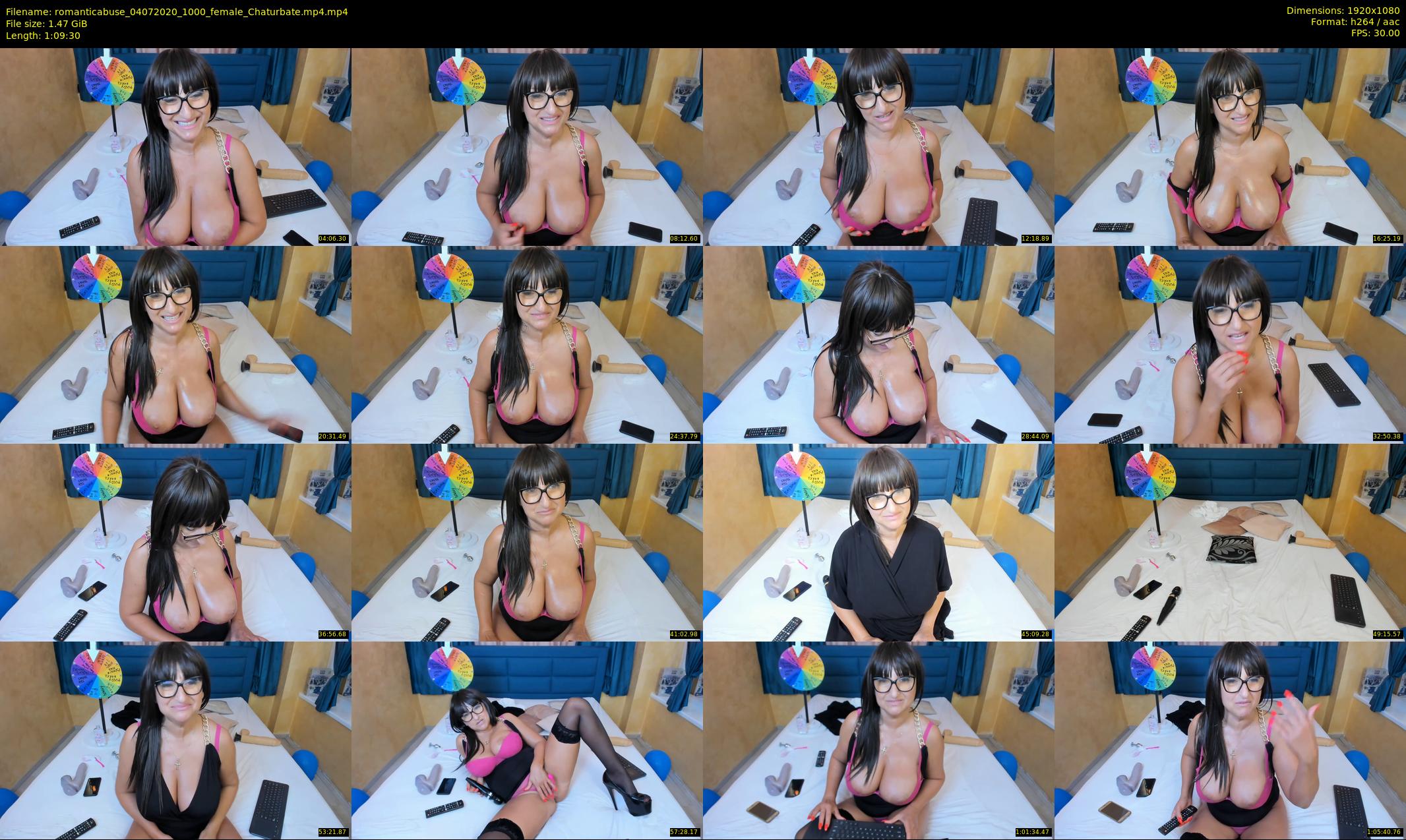 romanticabuse — 70 minute Chaturbate female cam show recording, 1080p, Jul 4, 2020