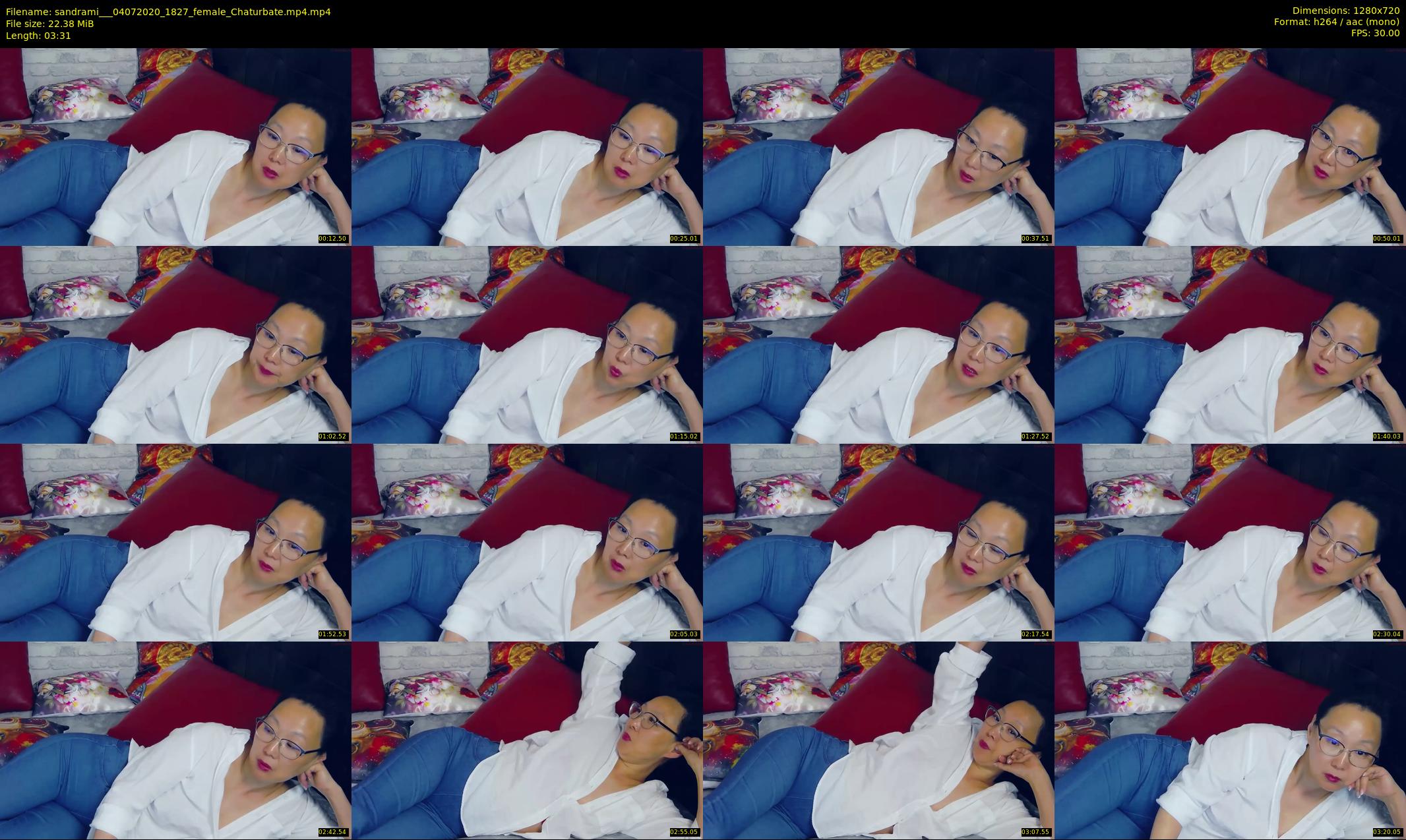 sandrami__ — 4 minute Chaturbate female cam show recording, 720p, Jul 4, 2020