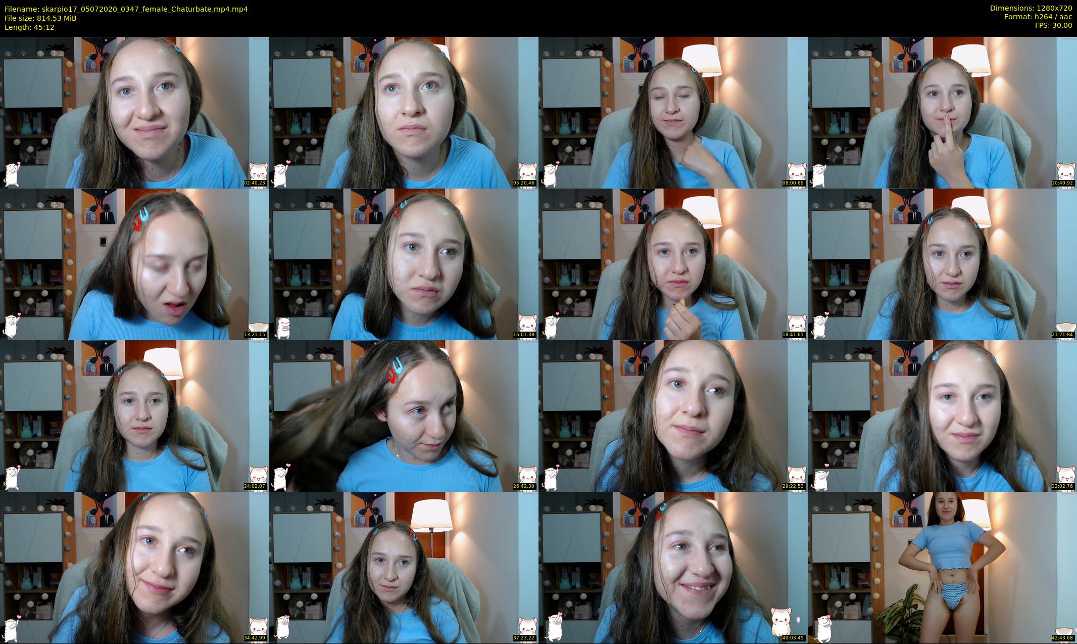 skarpio17 — 46 minute Chaturbate female cam show recording, 720p, Jul 5, 2020