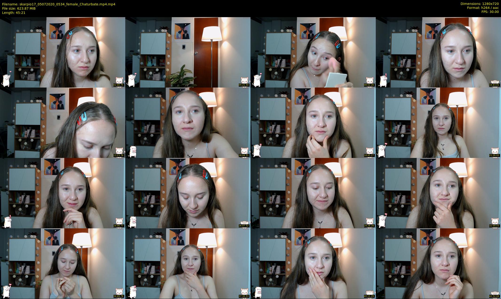 skarpio17 — 46 minute Chaturbate female cam show recording, 720p, Jul 5, 2020