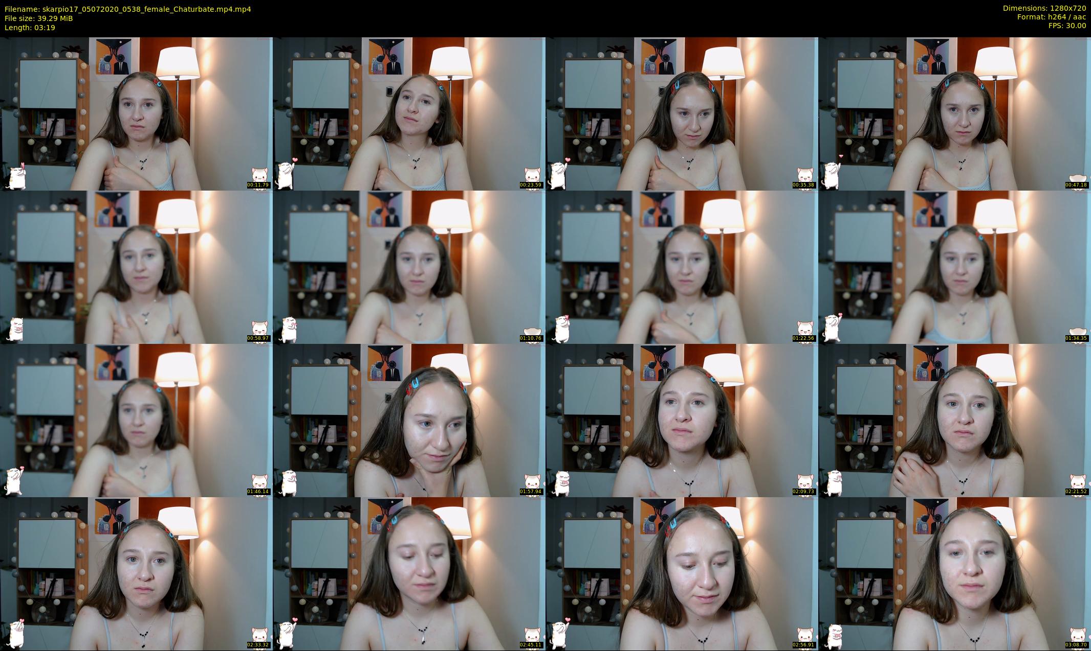 skarpio17 — 4 minute Chaturbate female cam show recording, 720p, Jul 5, 2020