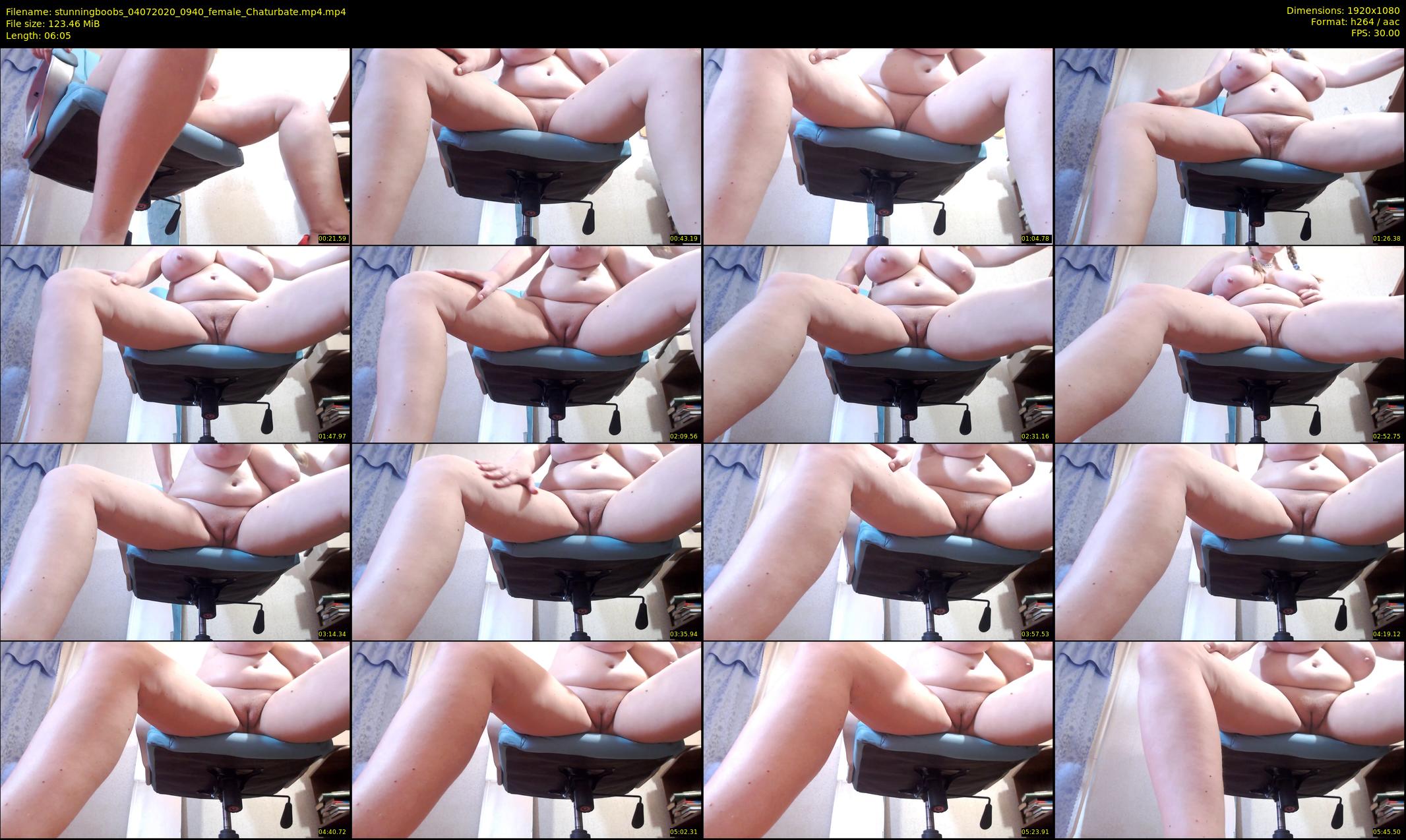 stunningboobs — 7 minute Chaturbate female cam show recording, 1080p, Jul 4, 2020