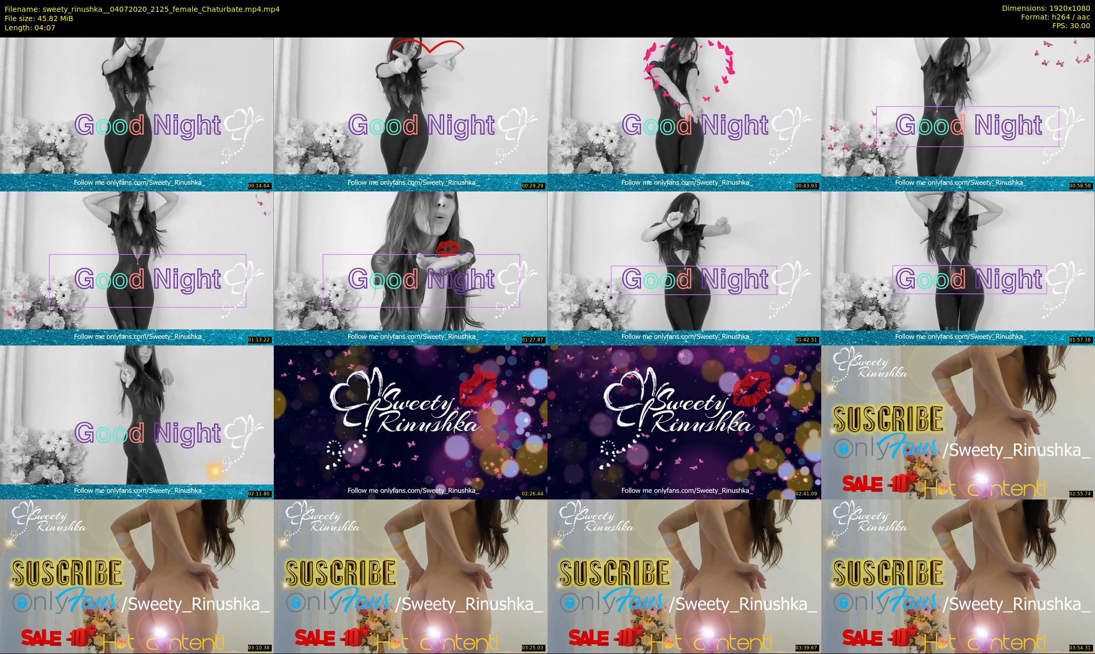 sweety_rinushka_ — 5 minute Chaturbate female cam show recording, 1080p, Jul 4, 2020