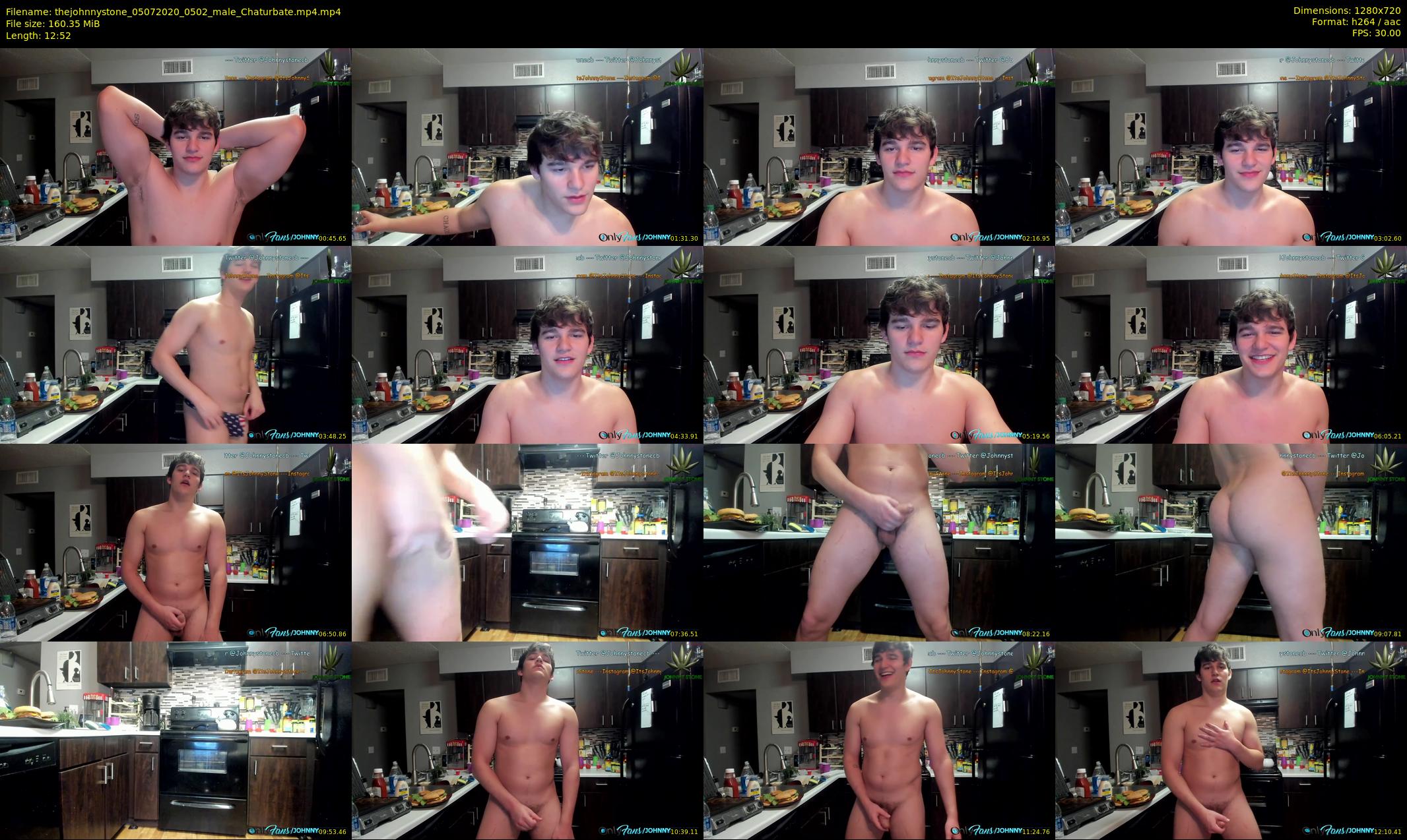 thejohnnystone — 13 minute Chaturbate male cam show recording, 720p, Jul 5, 2020