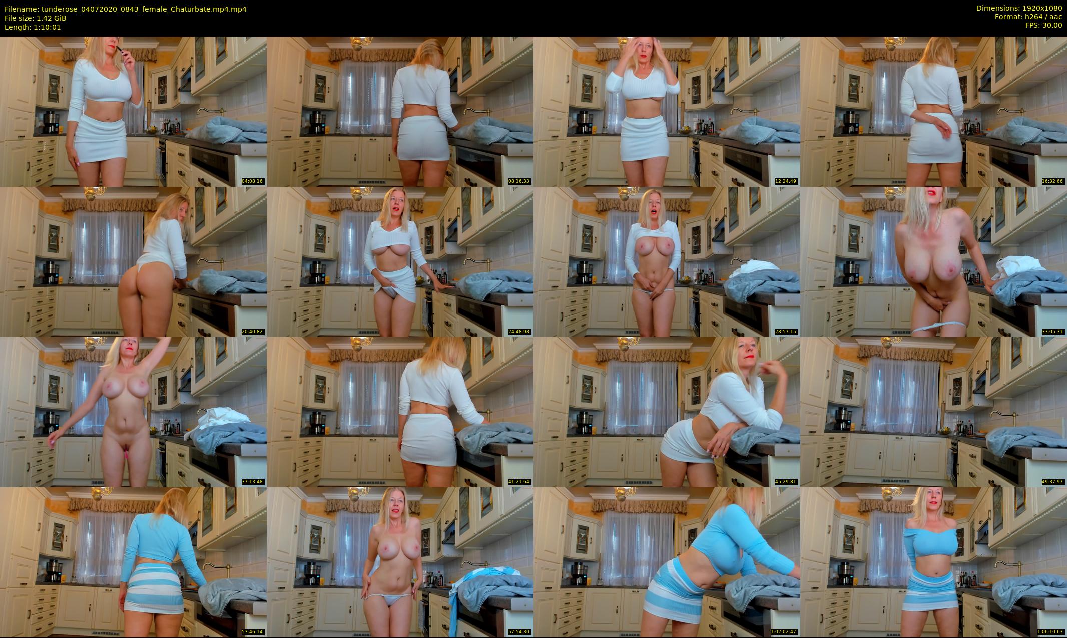 tunderose — 71 minute Chaturbate female cam show recording, 1080p, Jul 4, 2020