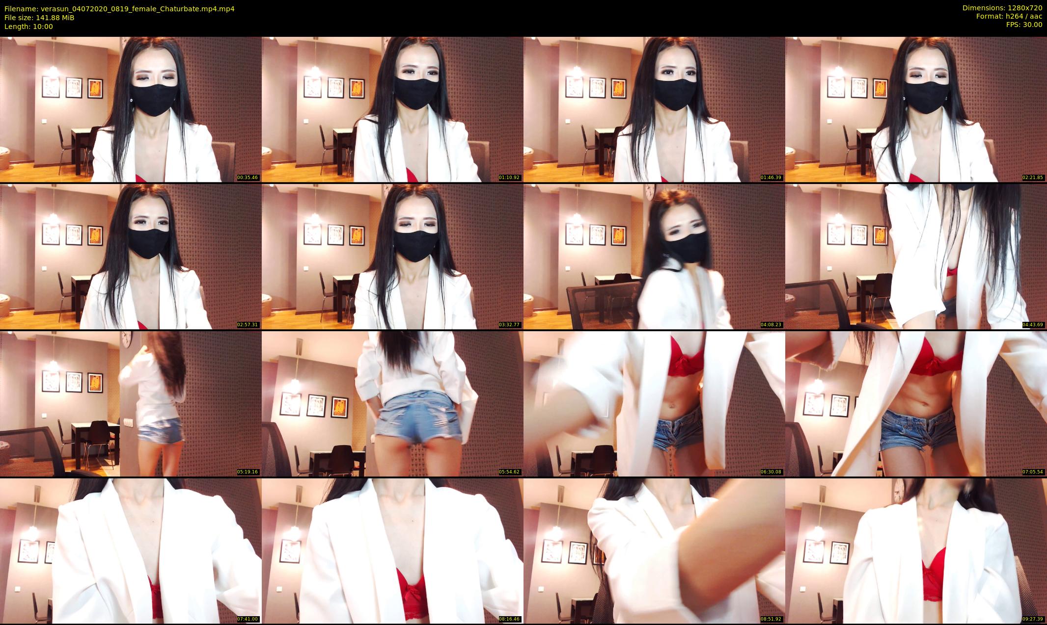 verasun — 10 minute Chaturbate female cam show recording, 720p, Jul 4, 2020