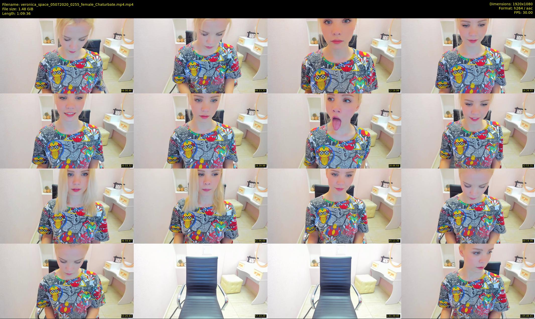 veronica_space — 70 minute Chaturbate female cam show recording, 1080p, Jul 5, 2020