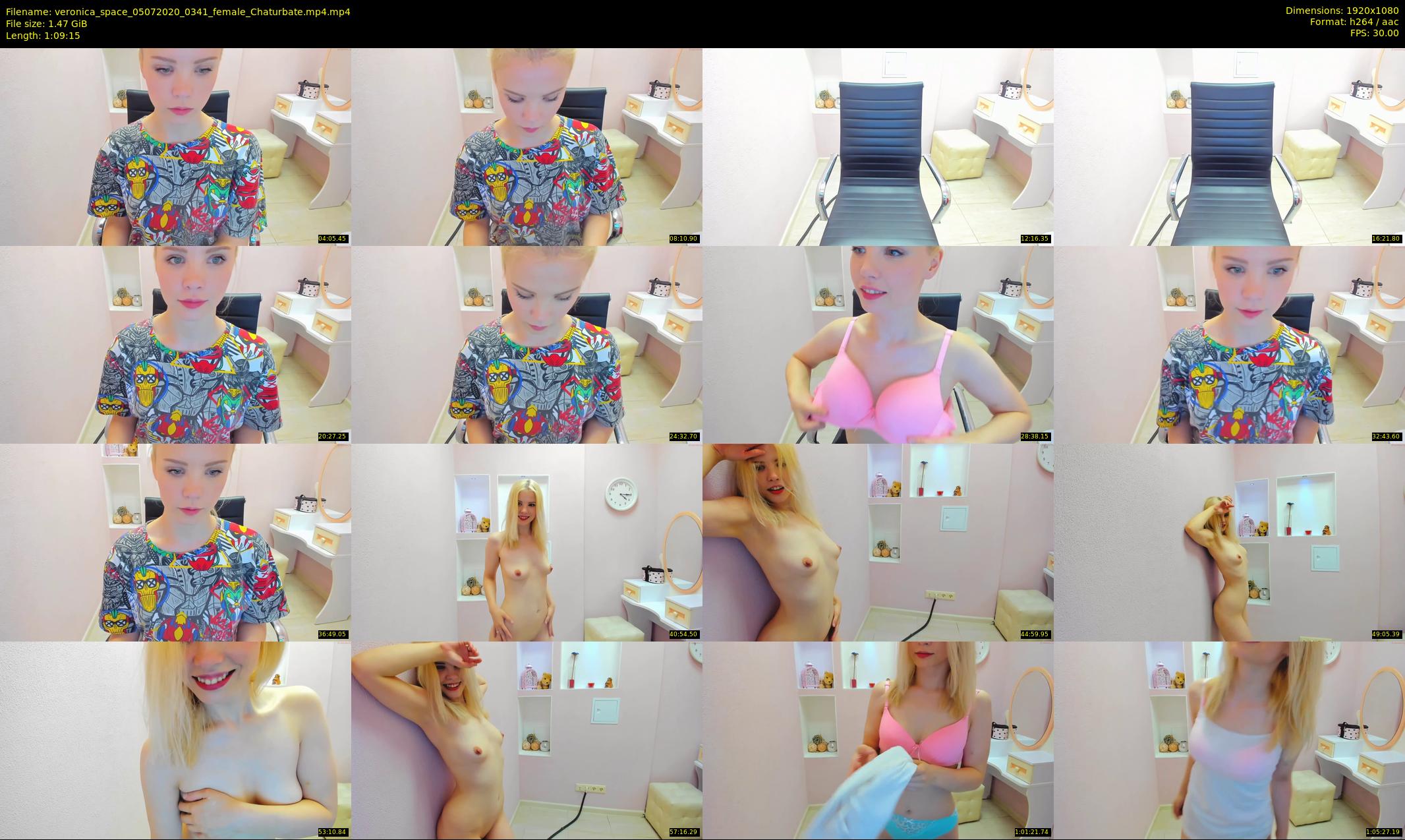 veronica_space — 70 minute Chaturbate female cam show recording, 1080p, Jul 5, 2020