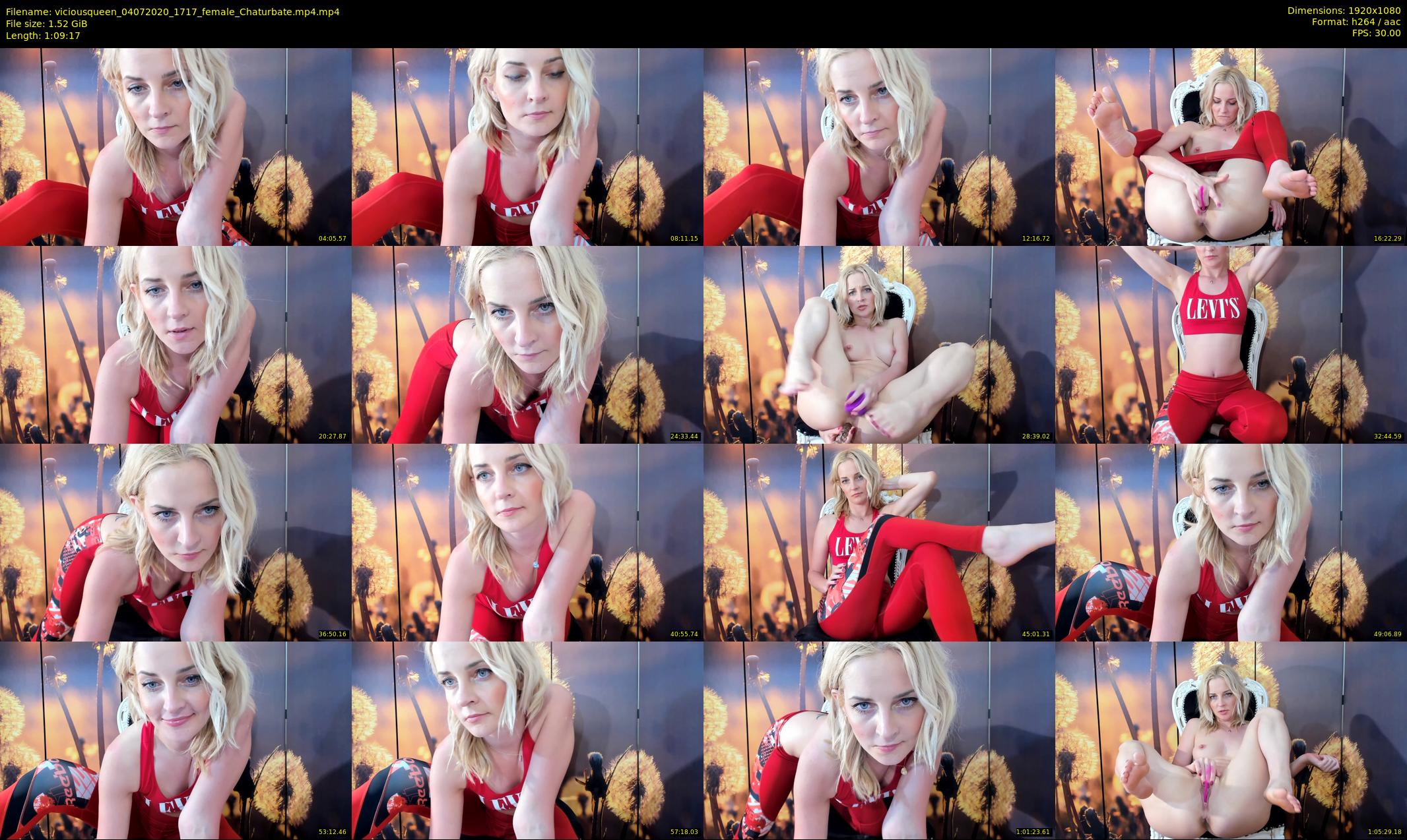 viciousqueen — 70 minute Chaturbate female cam show recording, 1080p, Jul 4, 2020