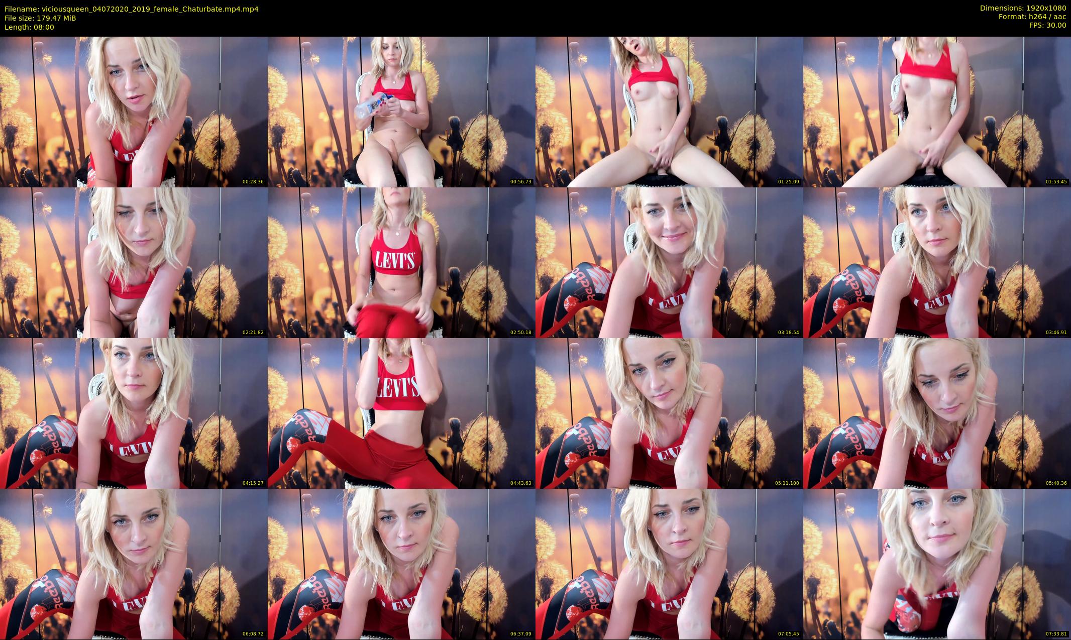 viciousqueen — 8 minute Chaturbate female cam show recording, 1080p, Jul 4, 2020