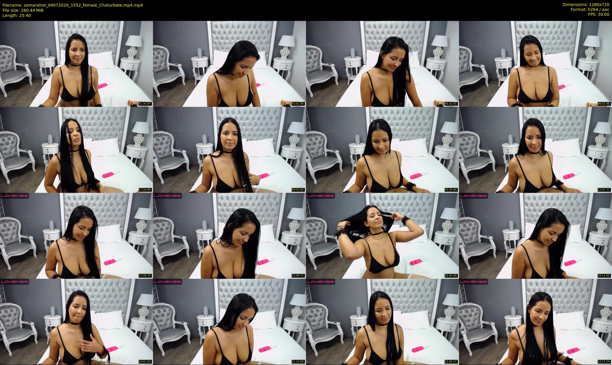 zamarahot — 26 minute Chaturbate female cam show recording, 720p, Jul 4, 2020