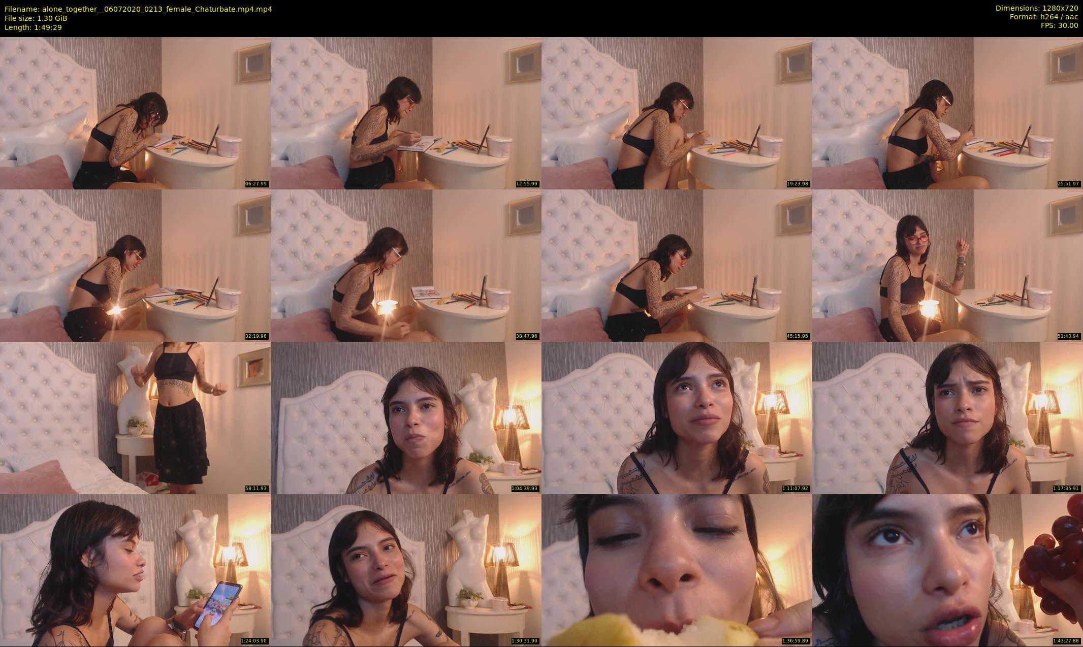 alone_together_ — 110 minute Chaturbate female cam show recording, 720p, Jul 6, 2020