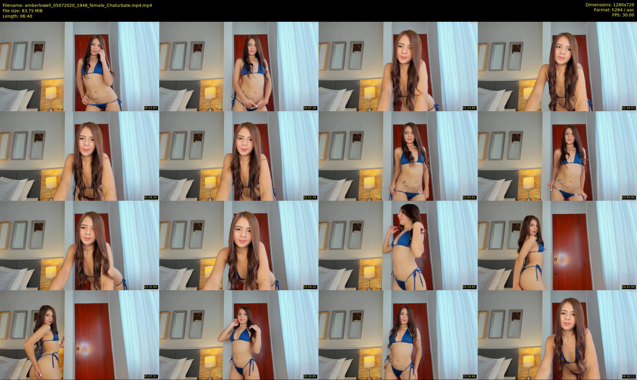 amberlowell — 7 minute Chaturbate female cam show recording, 720p, Jul 5, 2020