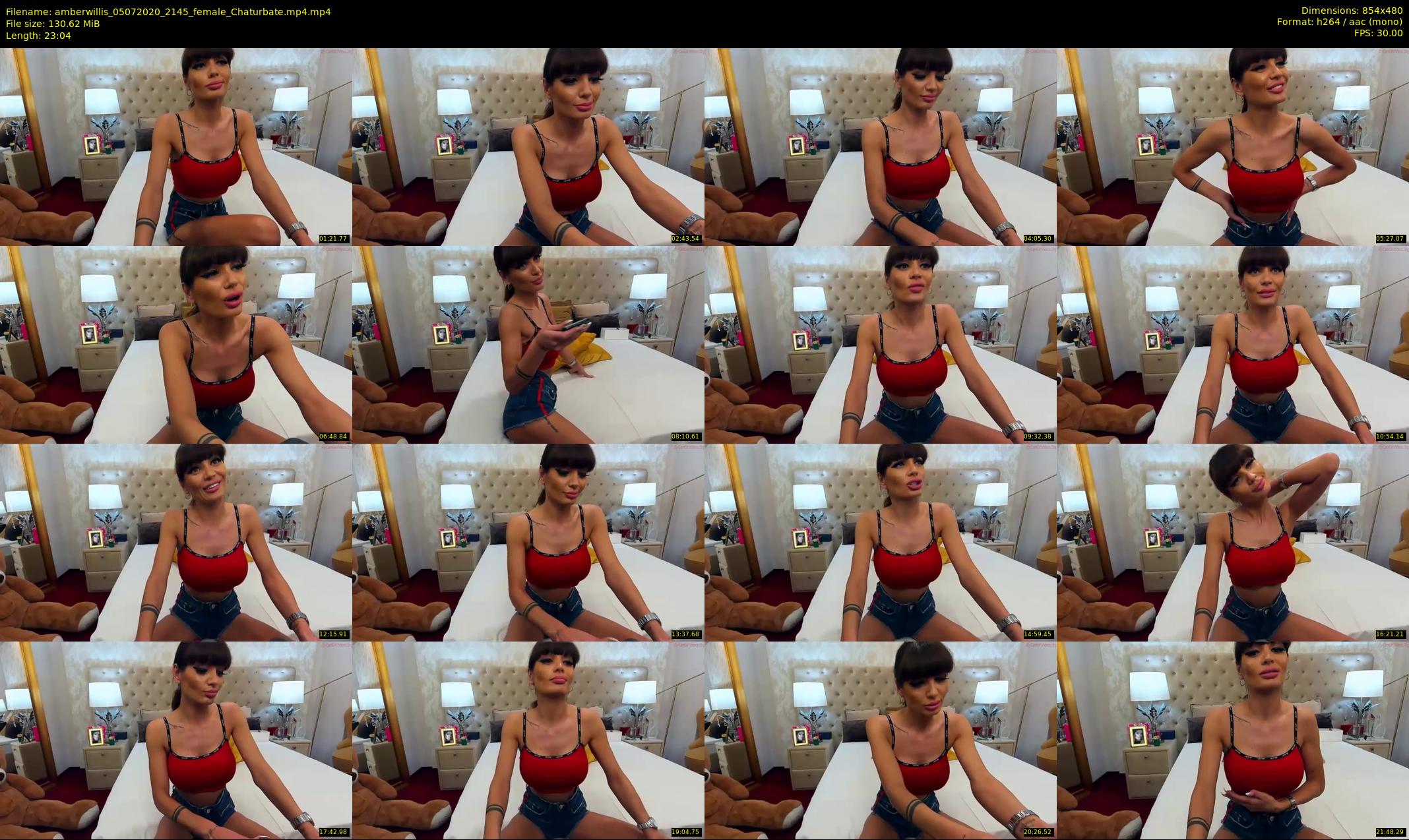 amberwillis — 24 minute Chaturbate female cam show recording, 480p, Jul 5, 2020
