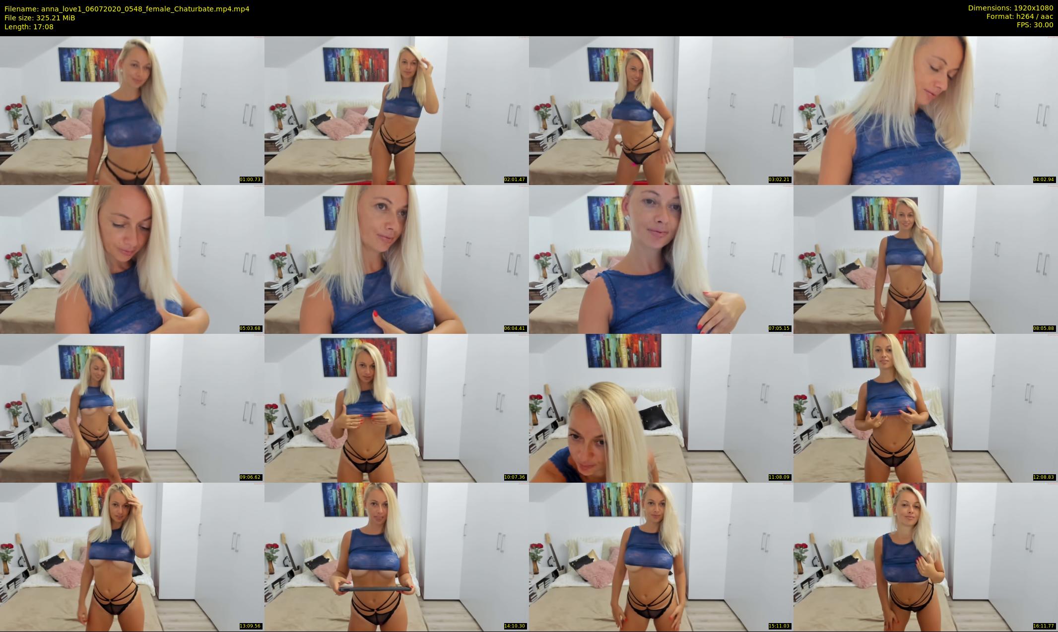 anna_love1 — 18 minute Chaturbate female cam show recording, 1080p, Jul 6, 2020